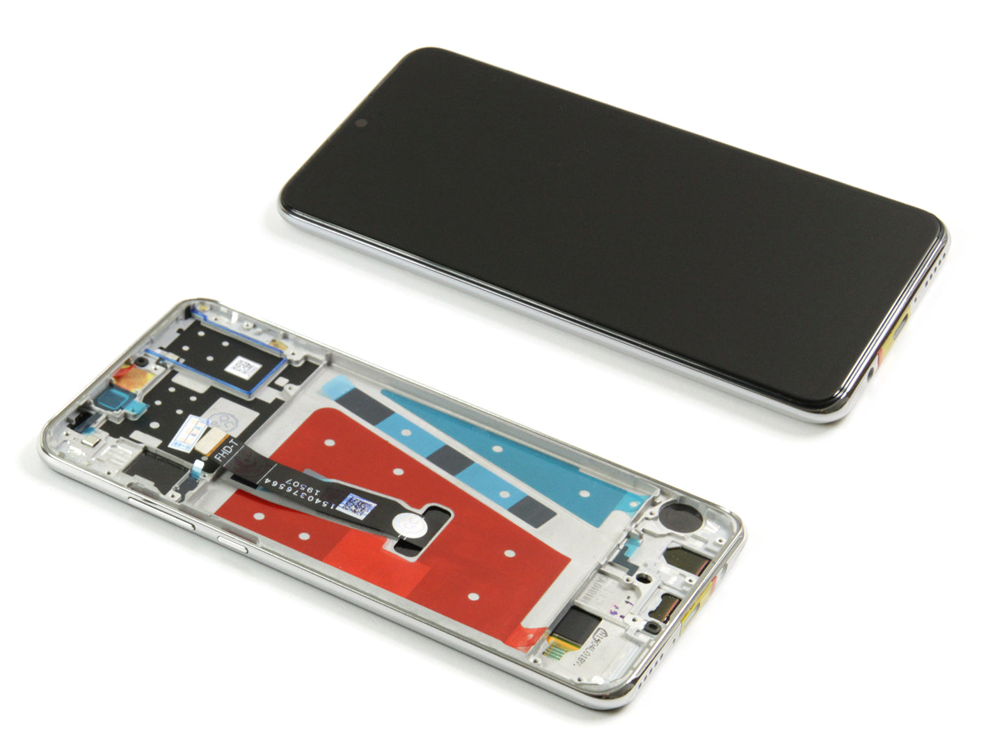 Huawei P30 Lite Display And Digitizer With Frame Pearl White Service Pack