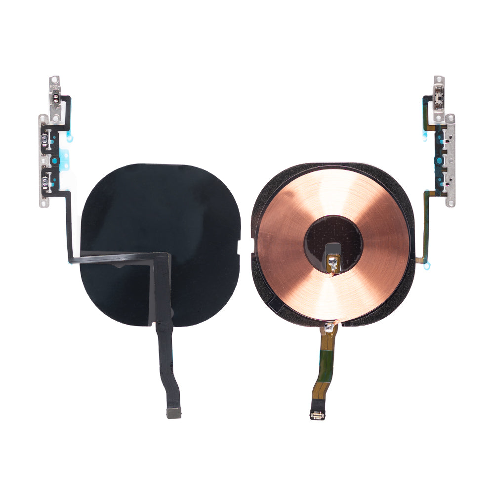 For iPhone 11 Pro Wireless Charging with Volume and Mute Switch Flex Cable