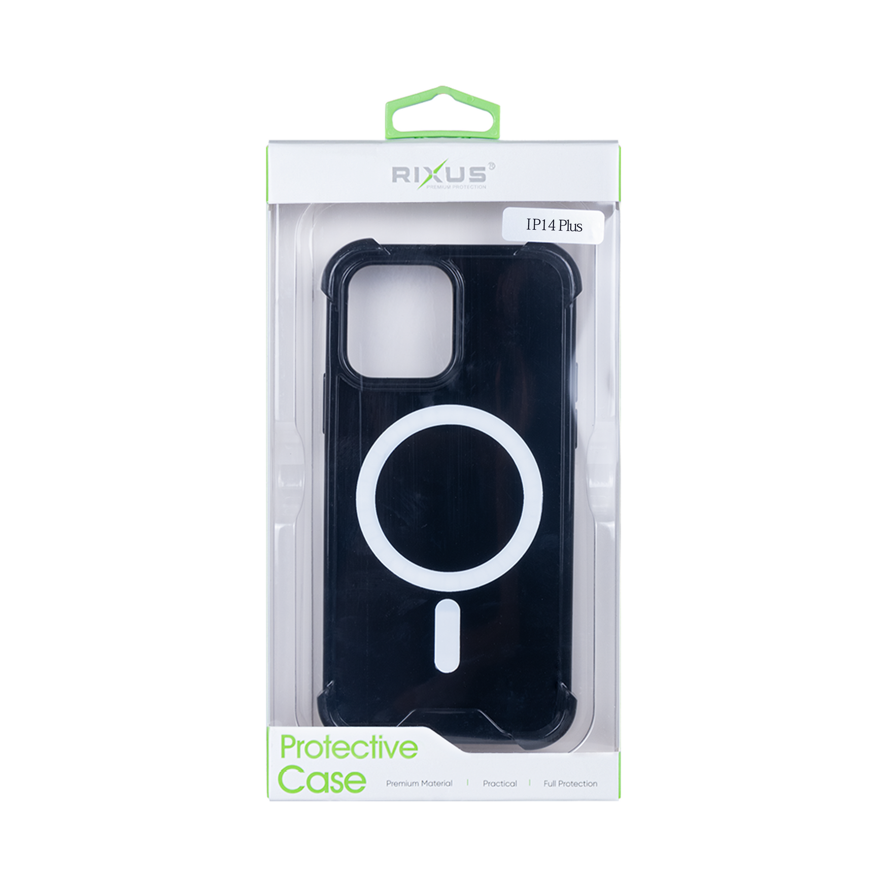 Rixus For iPhone 14 Plus Anti-Burst Case With Magsafe Black