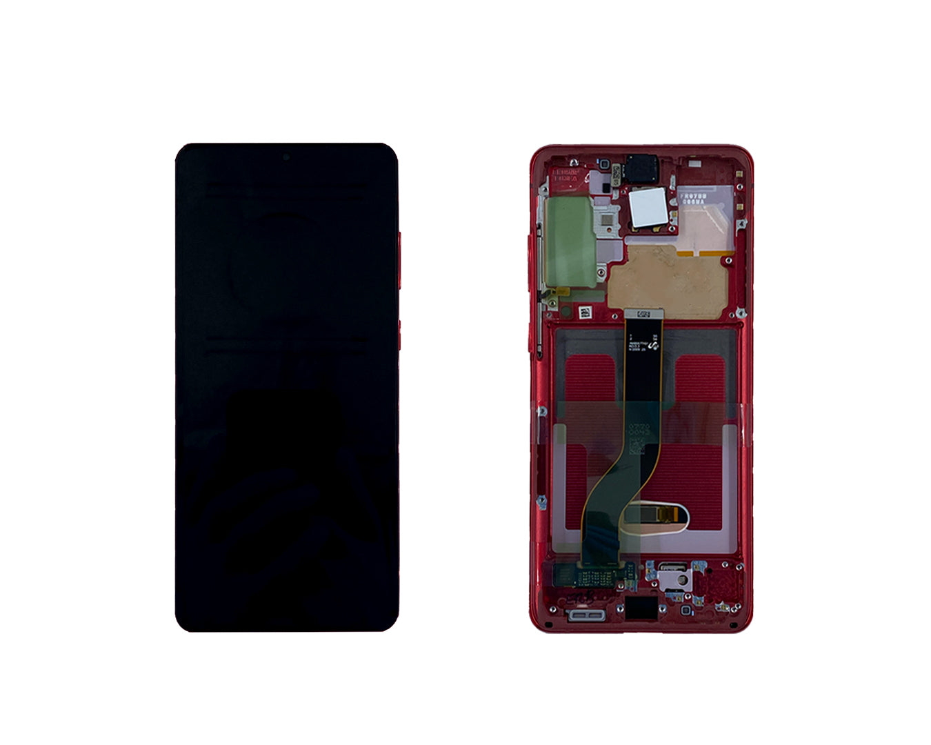 Samsung Galaxy S20 Plus G985F, S20 Plus 5G G986F Display and Digitizer Complete Aura Red Service Pack