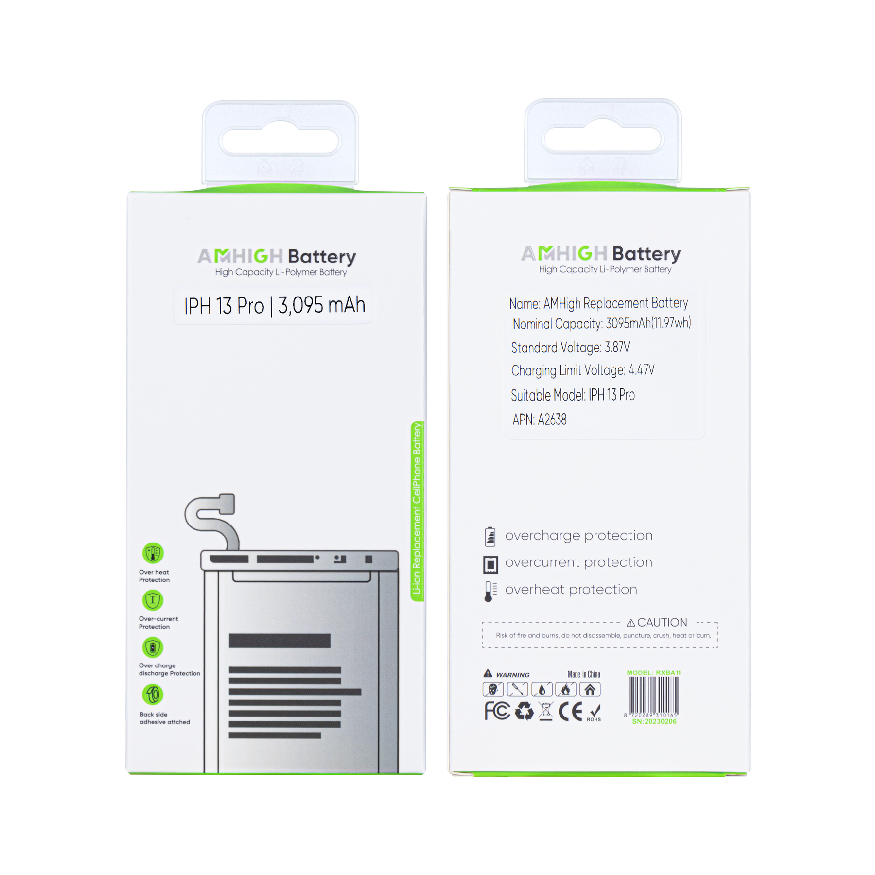 For iPhone 13 Pro Battery with TI-Chip