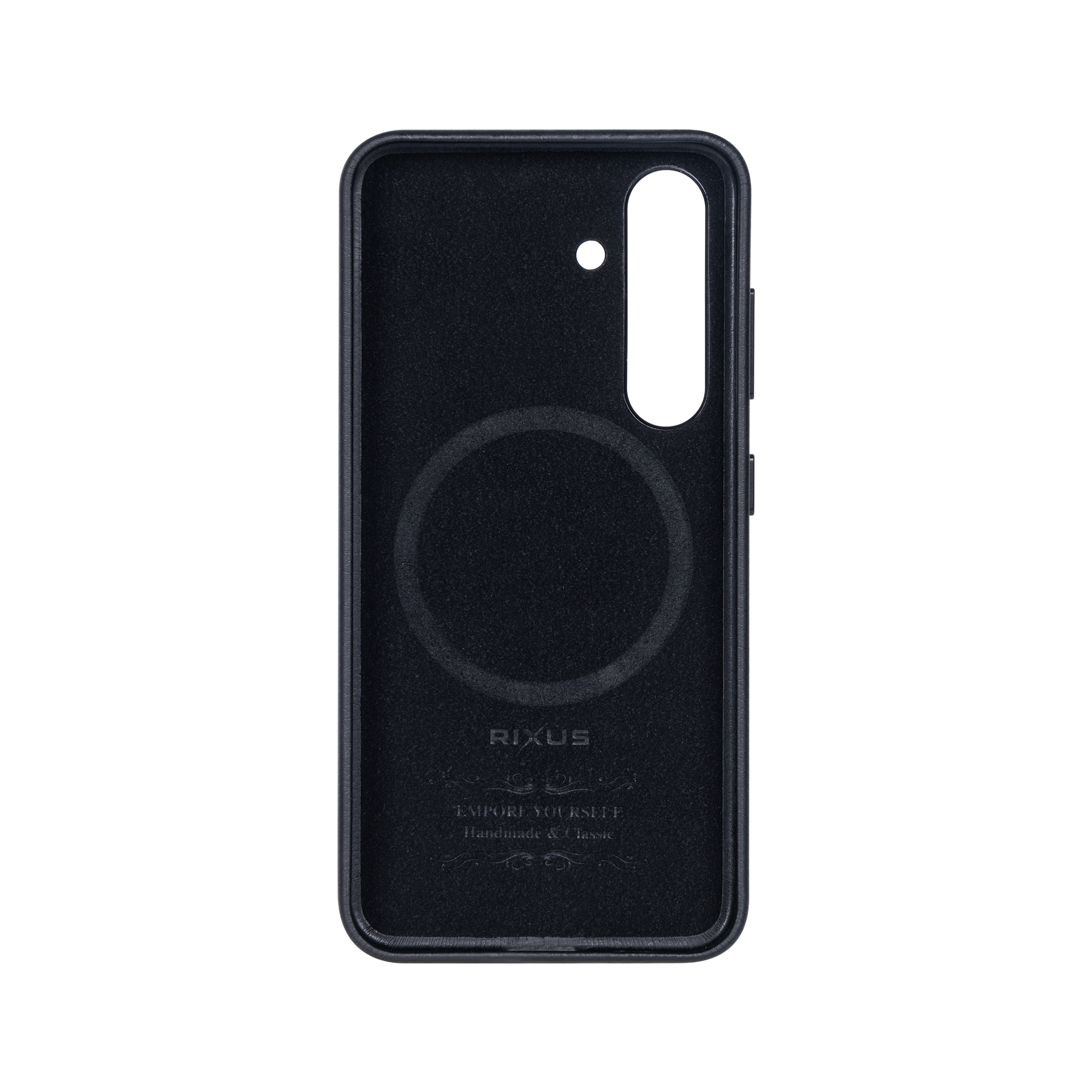 Rixus Classic 02 Case With MagSafe For Samsung Galaxy S24 Plus S926B Black