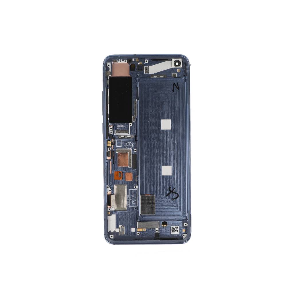 Xiaomi Mi 10 5G Display And Digitizer With Frame Gray Service Pack