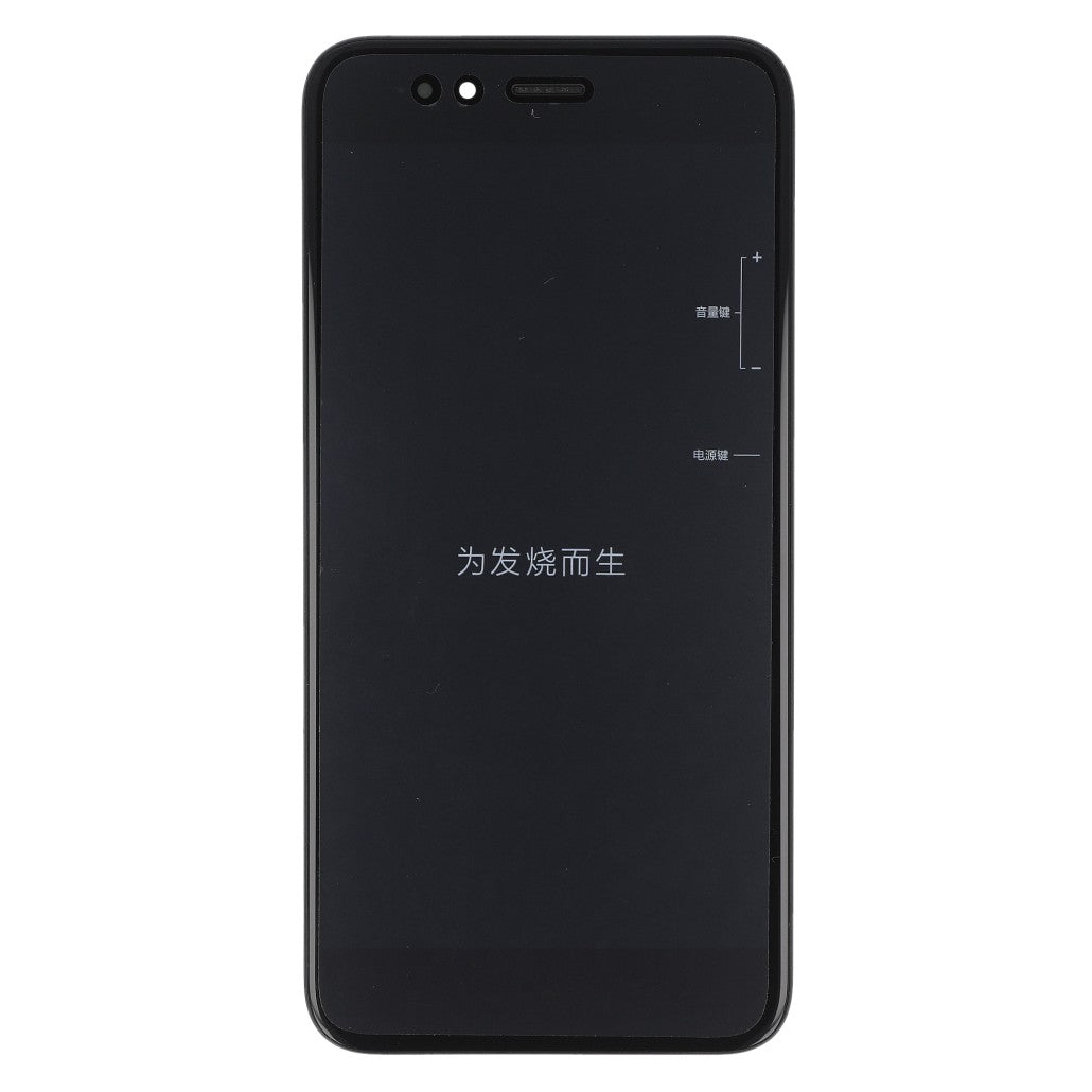 Xiaomi Mi A1 Display and Digitizer with Frame Black Service Pack