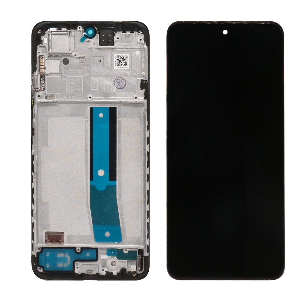 Xiaomi Redmi Note 11 Display And Digitizer With Frame Black TFT Compatible