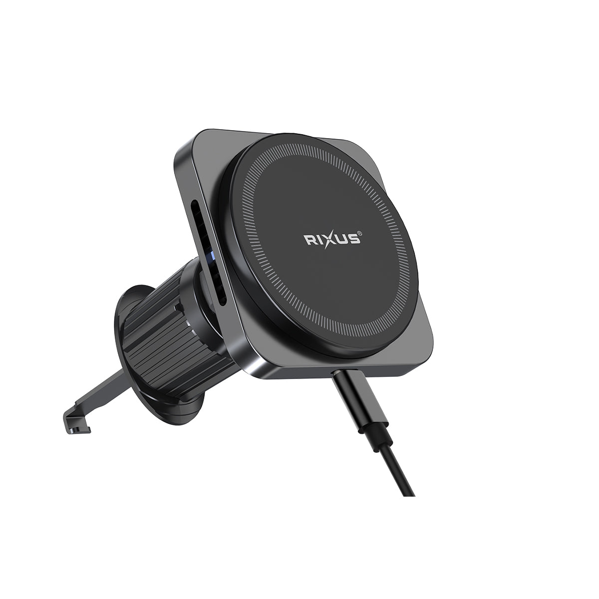 Rixus RXWC20 Wireless Car Charger for Magsafe Car Mount 15W Space Gray