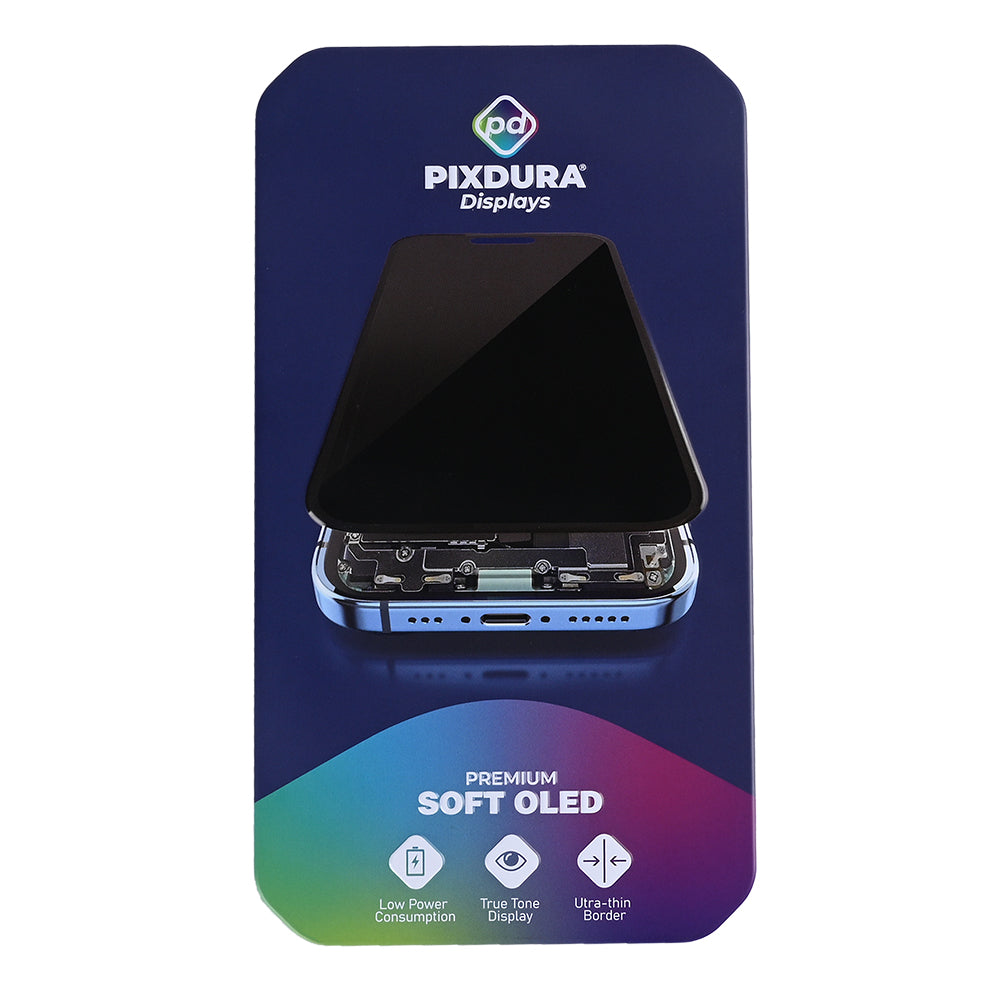 PIXDURA For iPhone 15 Display And Digitizer Soft-OLED Premium (IC Removable)