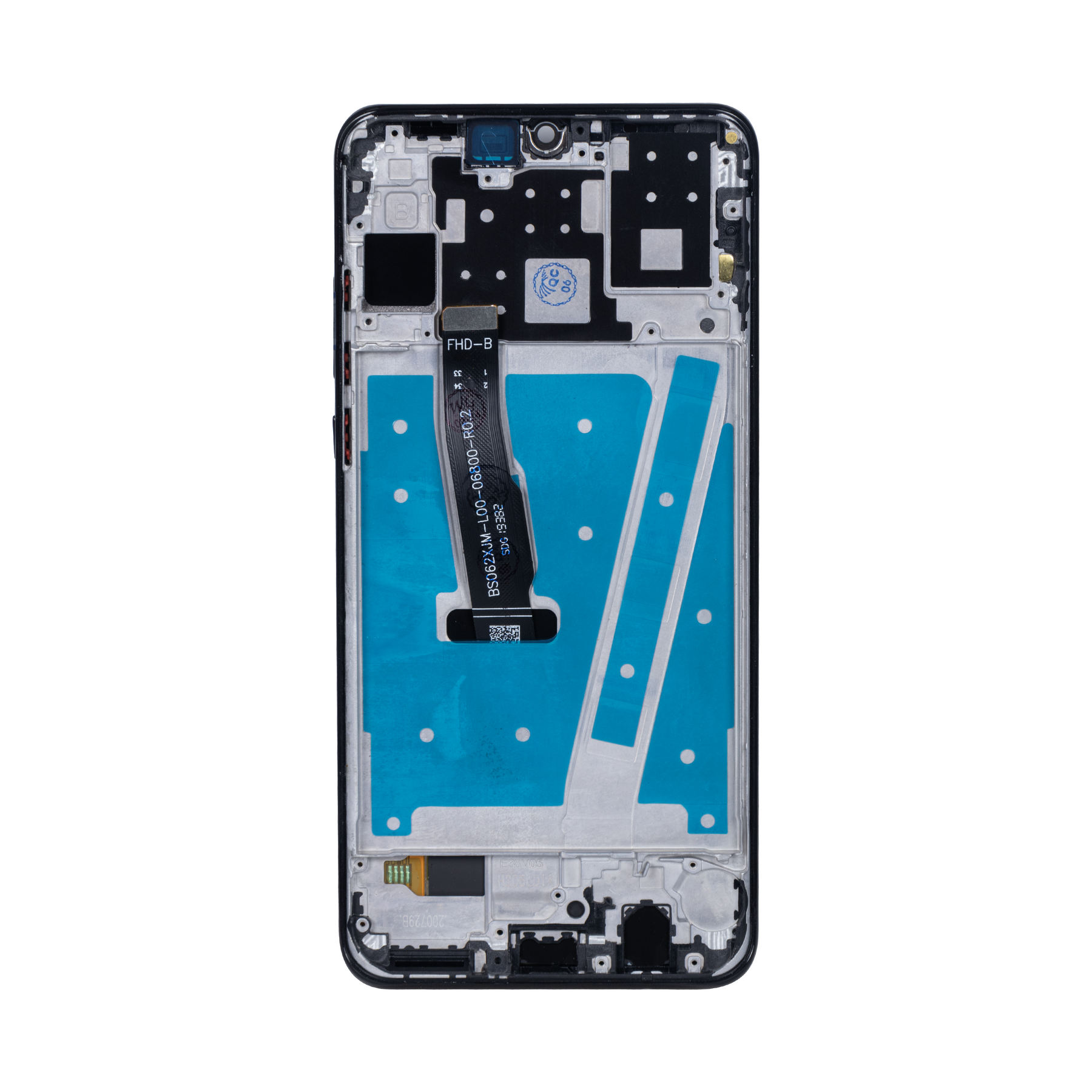 Huawei P30 Lite New Edition Display And Digitizer With Frame Midnight Black Service Pack