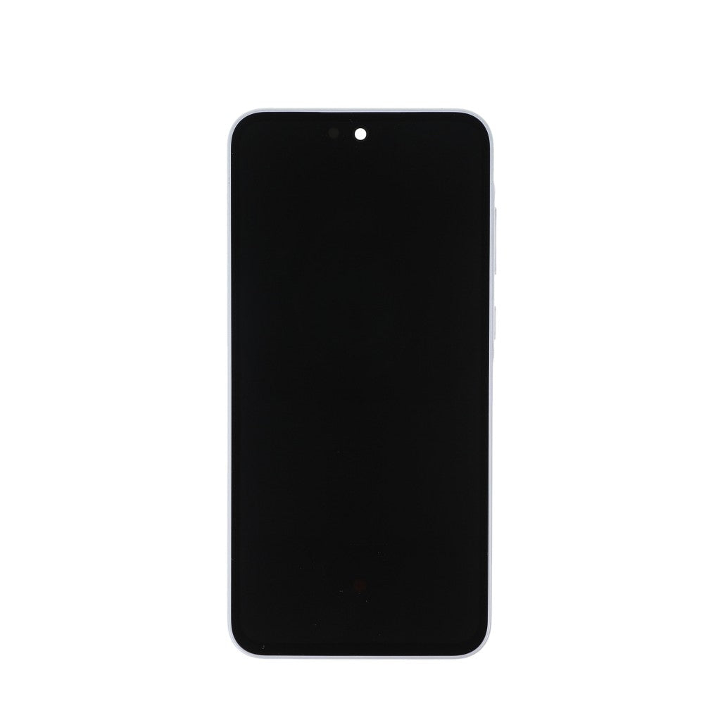 Samsung Galaxy A35 A356B Display And Digitizer With Frame Iceblue Service Pack