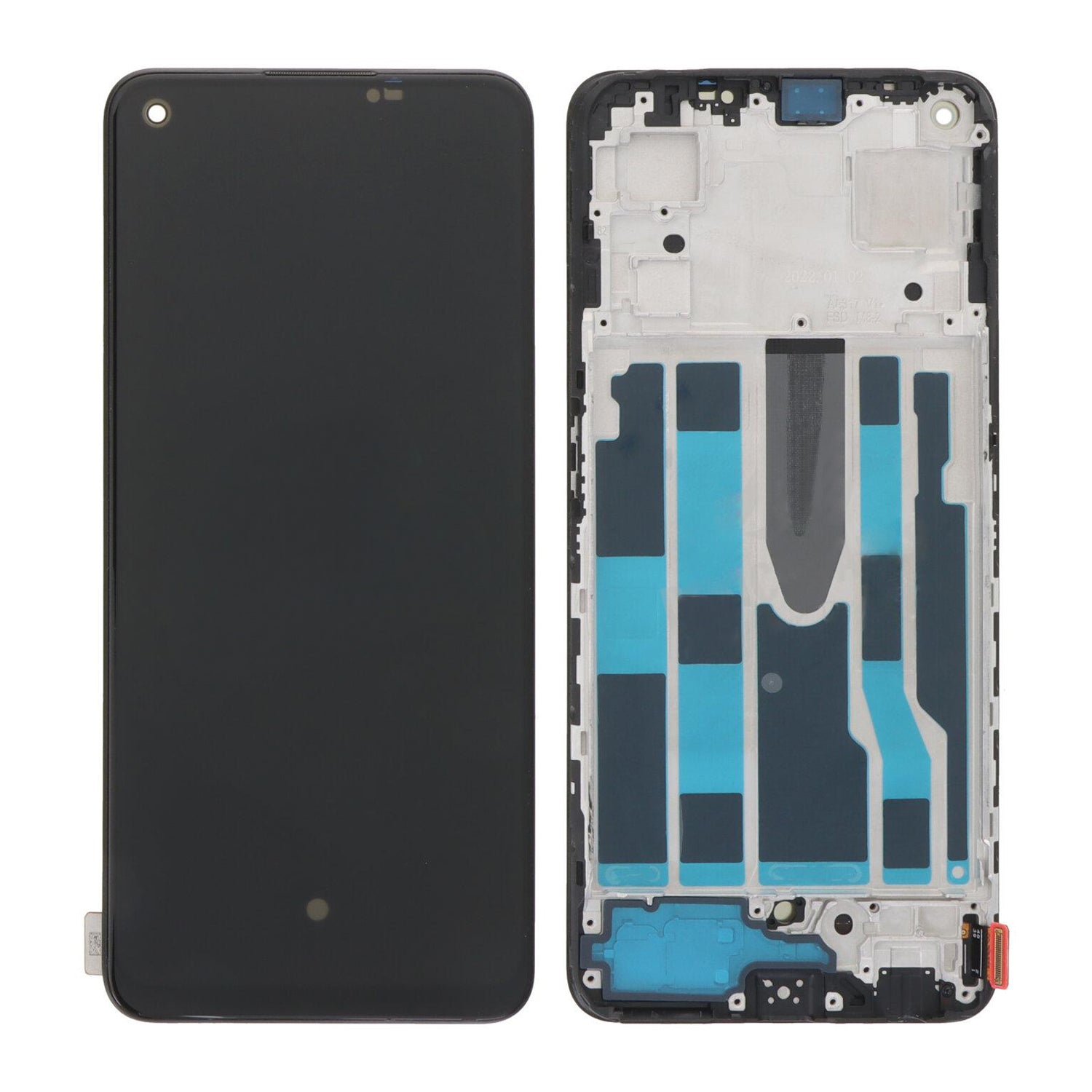Oppo Find X5 Lite CPH2371, Reno 7 5G CPH2371 Display And Digitizer With Frame Black