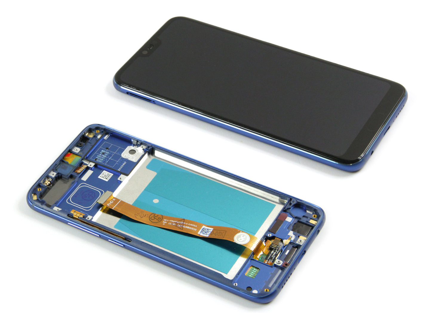 Huawei Honor 10 Display and Digitizer With Frame Phantom Blue Refurbished