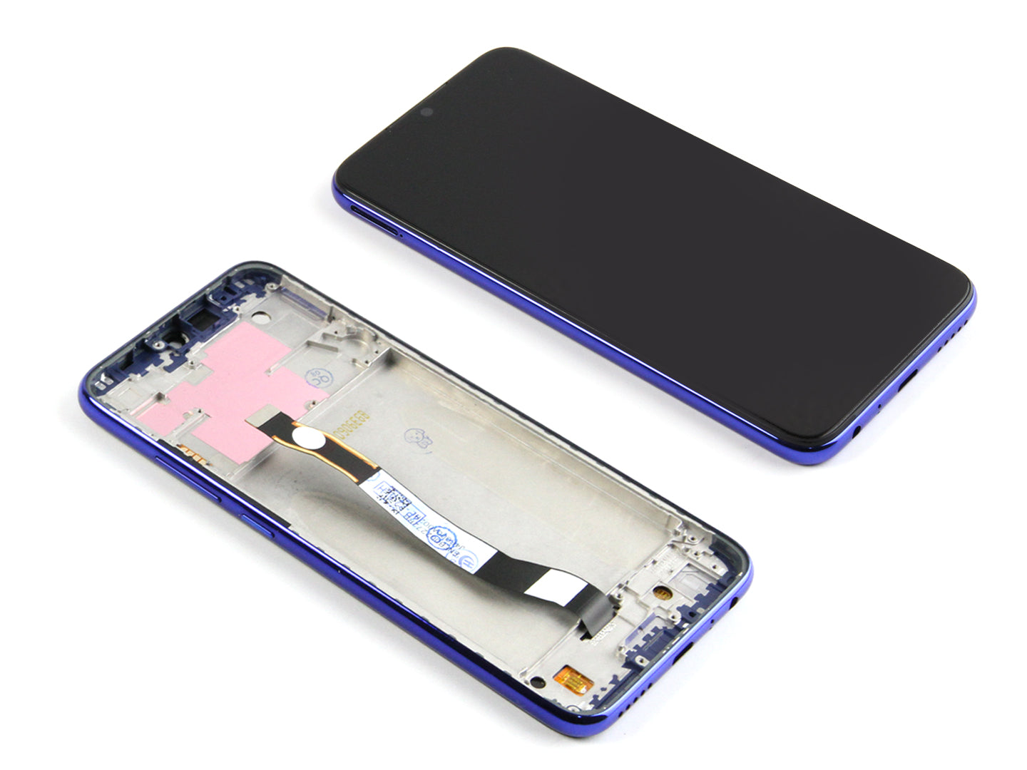 Xiaomi Redmi Note 8, Redmi Note 8 (2021) Display And Digitizer With Frame Neptune Blue Service Pack