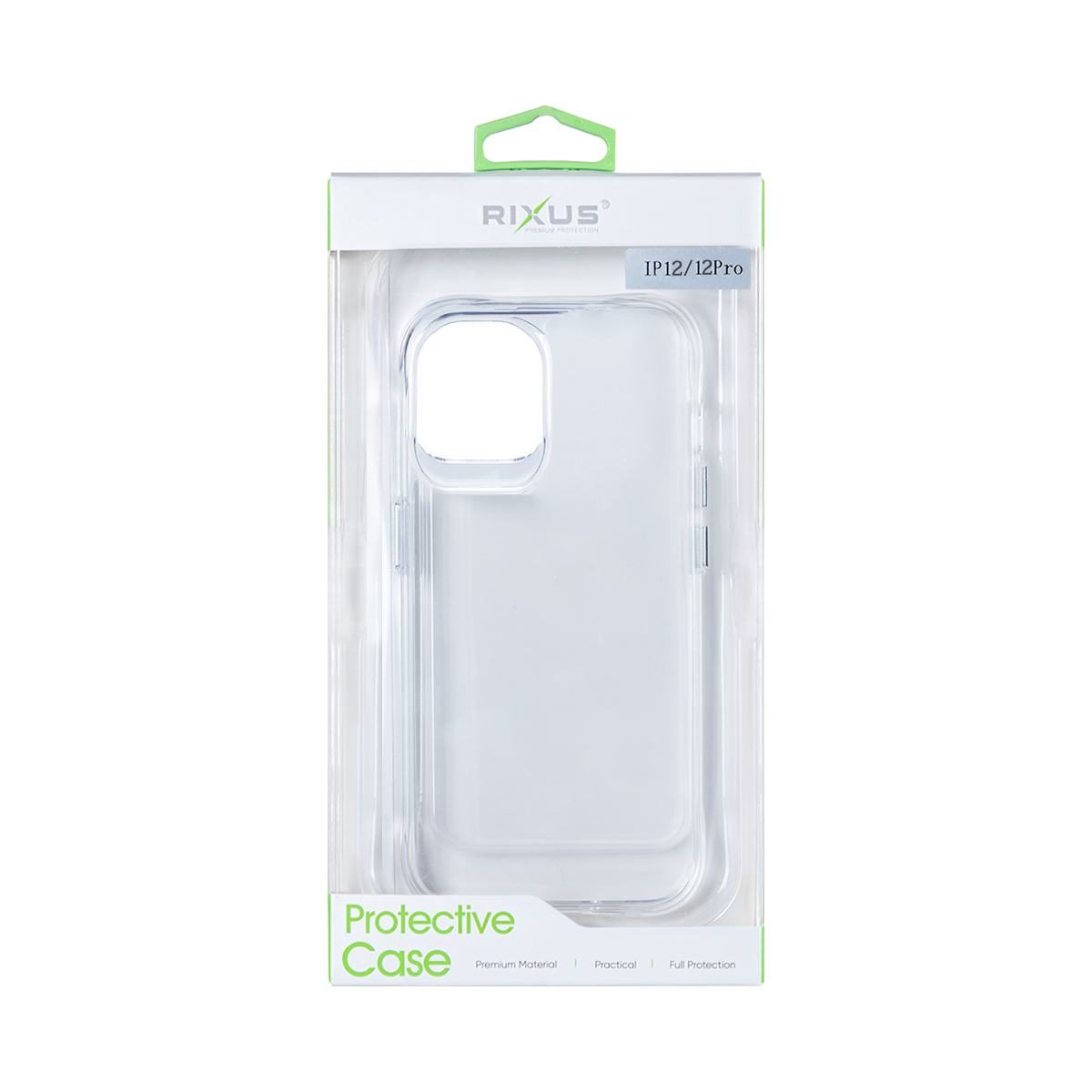 Rixus For iPhone 12,12 Pro Crystal Clear Anti-shock TPU
