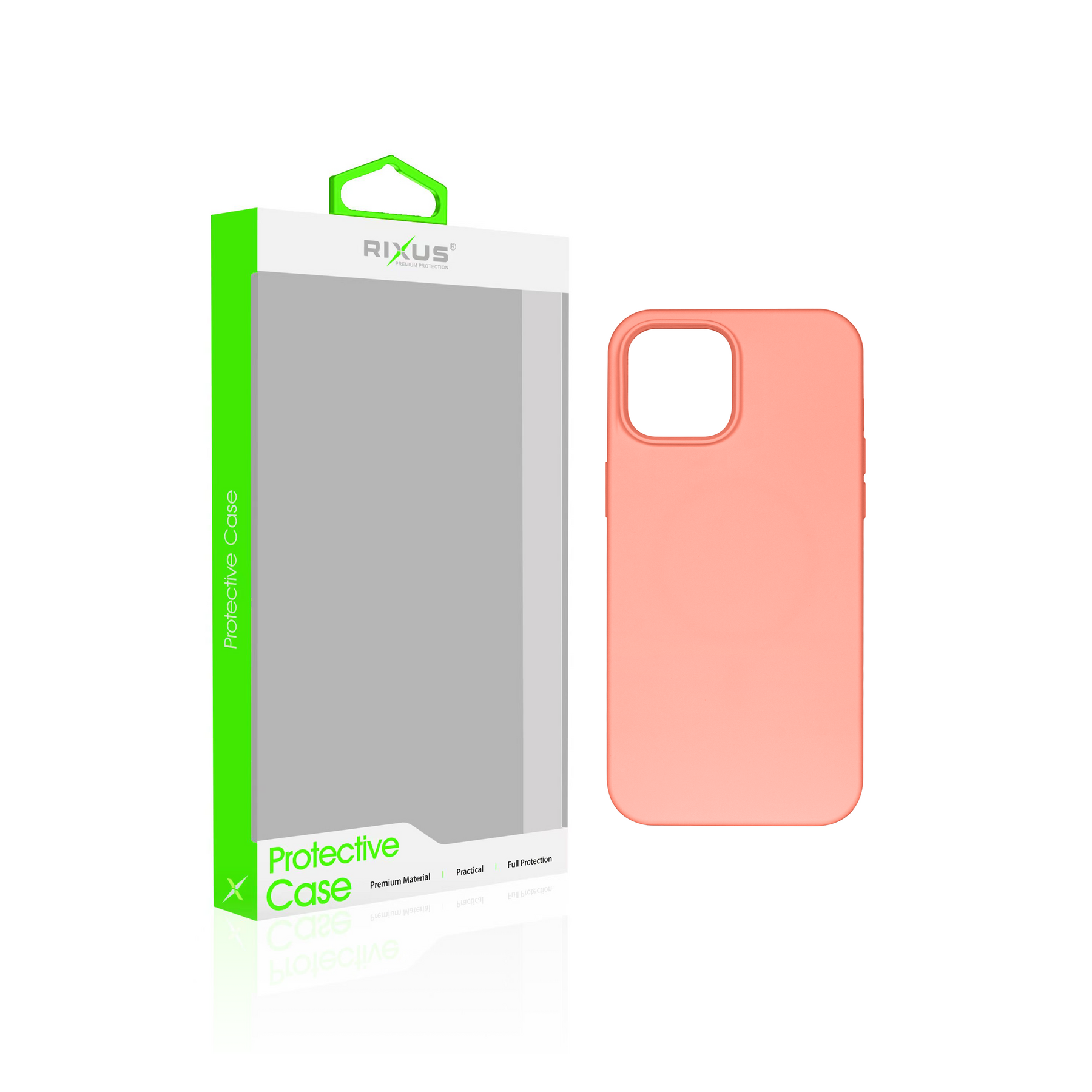 Rixus For iPhone 11 Soft TPU Phone Case With MagSafe Pink