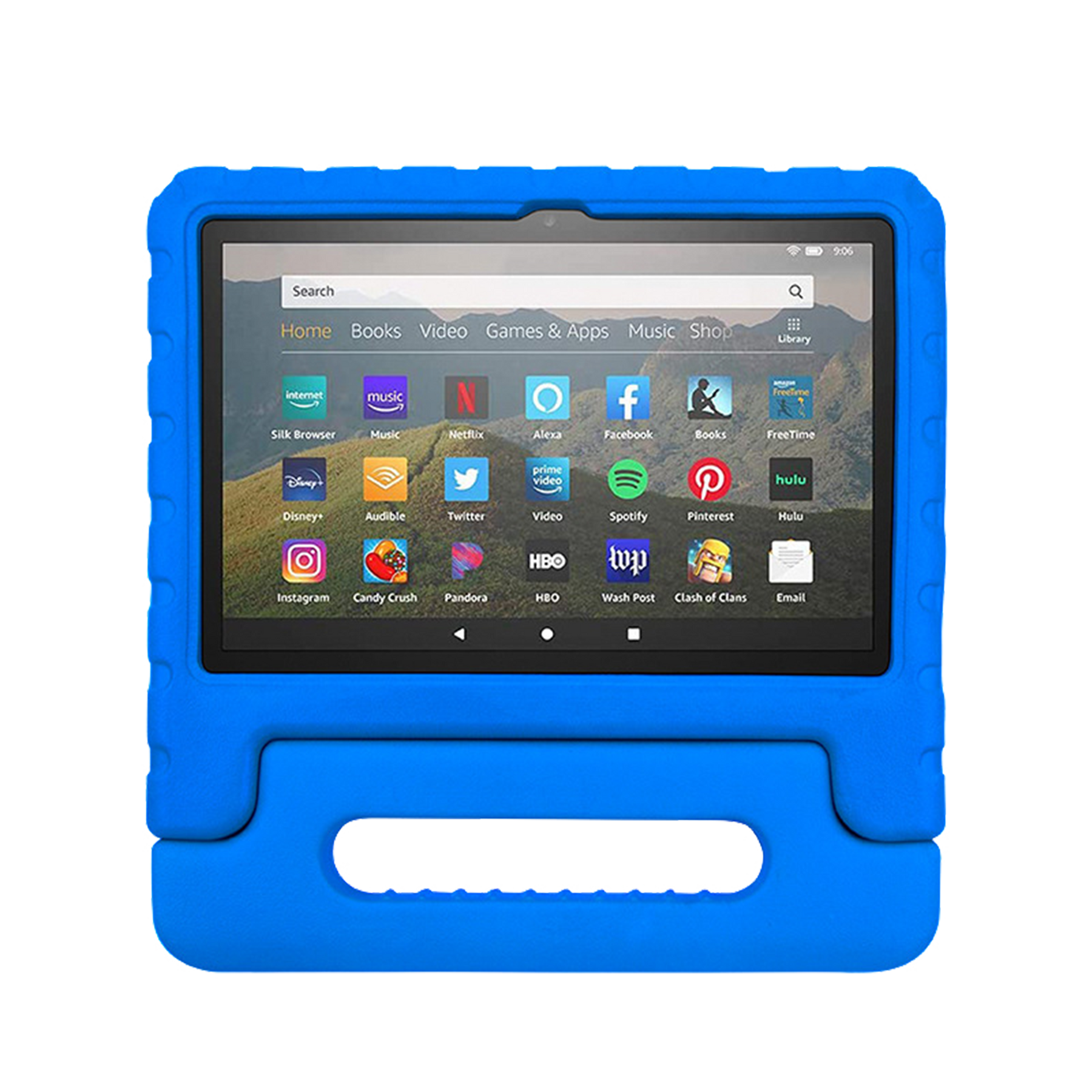 Rixus RXTC06 For iPad Pro 11 (2024, 2022, 2021, 2020, 2018), iPad Air 4, Air 5 10.9'' Tablet Kids Case Blue