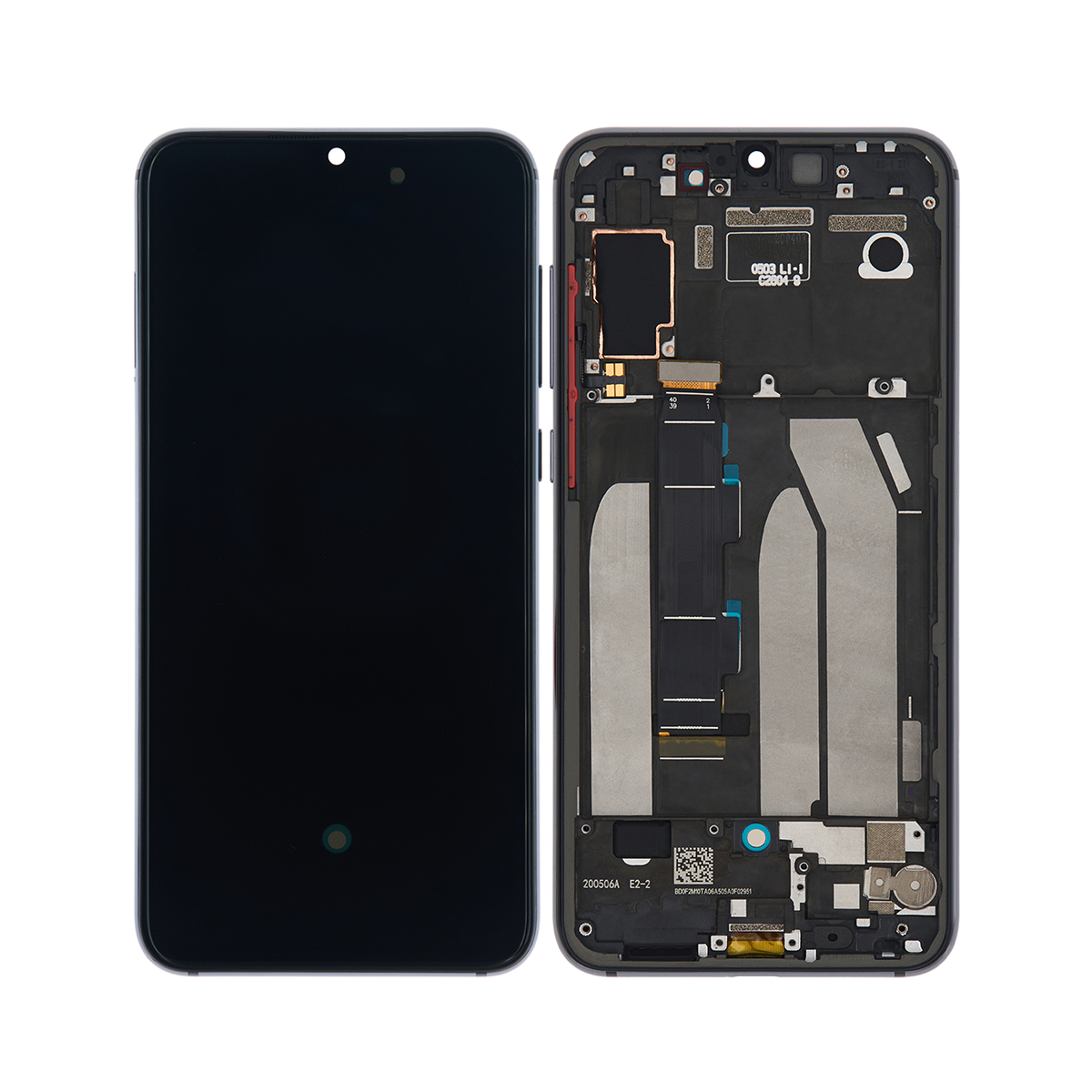 Xiaomi Mi 9 SE Display And Digitizer With Frame Grey Service Pack