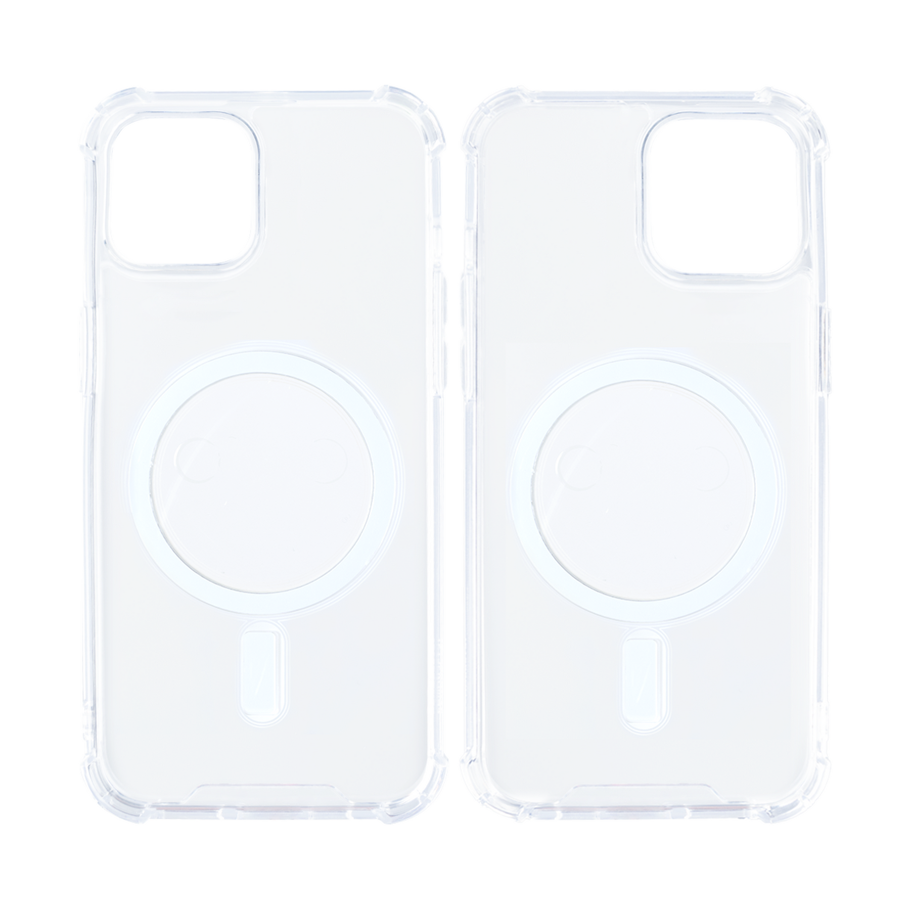 Rixus For iPhone 12 Mini Anti-Burst Case With Magsafe Transparent
