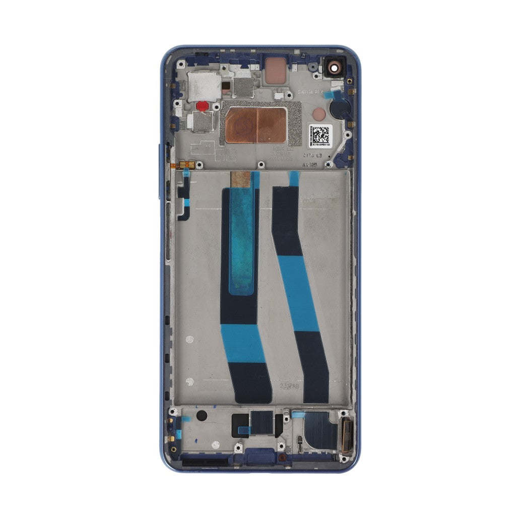 Xiaomi 11 Lite 5G NE Display And Digitizer With Frame Bubblegum Blue Service Pack
