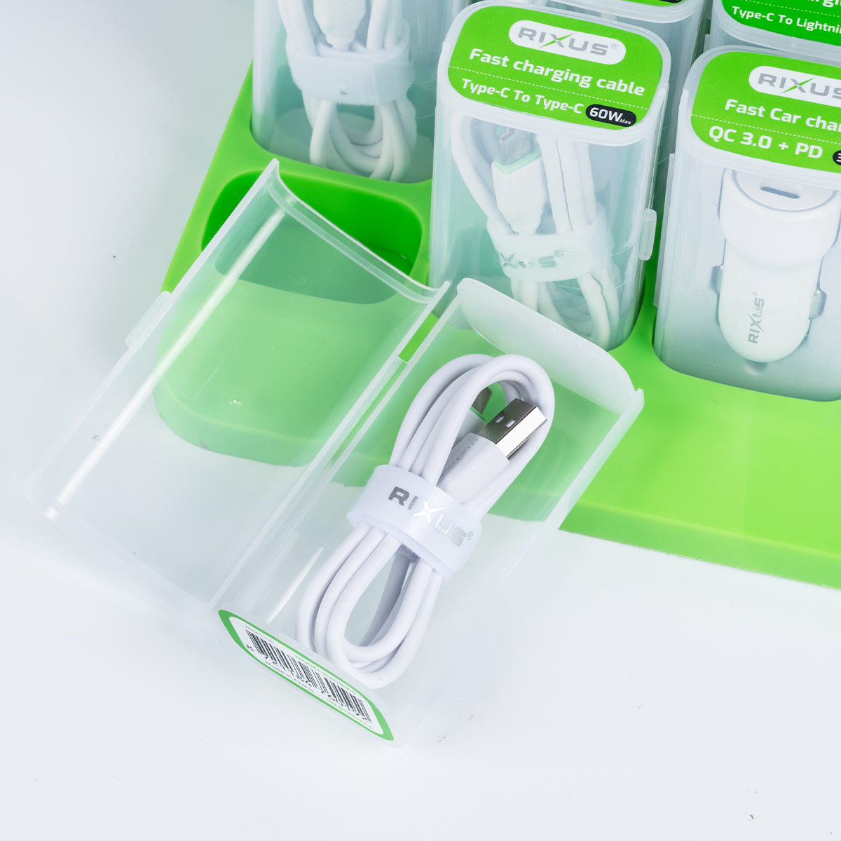 Rixus RXU81CS Fast Cable Serie For Type-C (Counter Display)