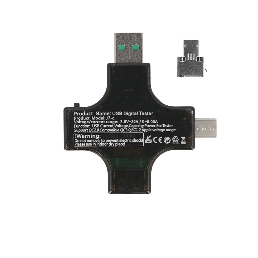 USB-C Amperemeter PD Tester