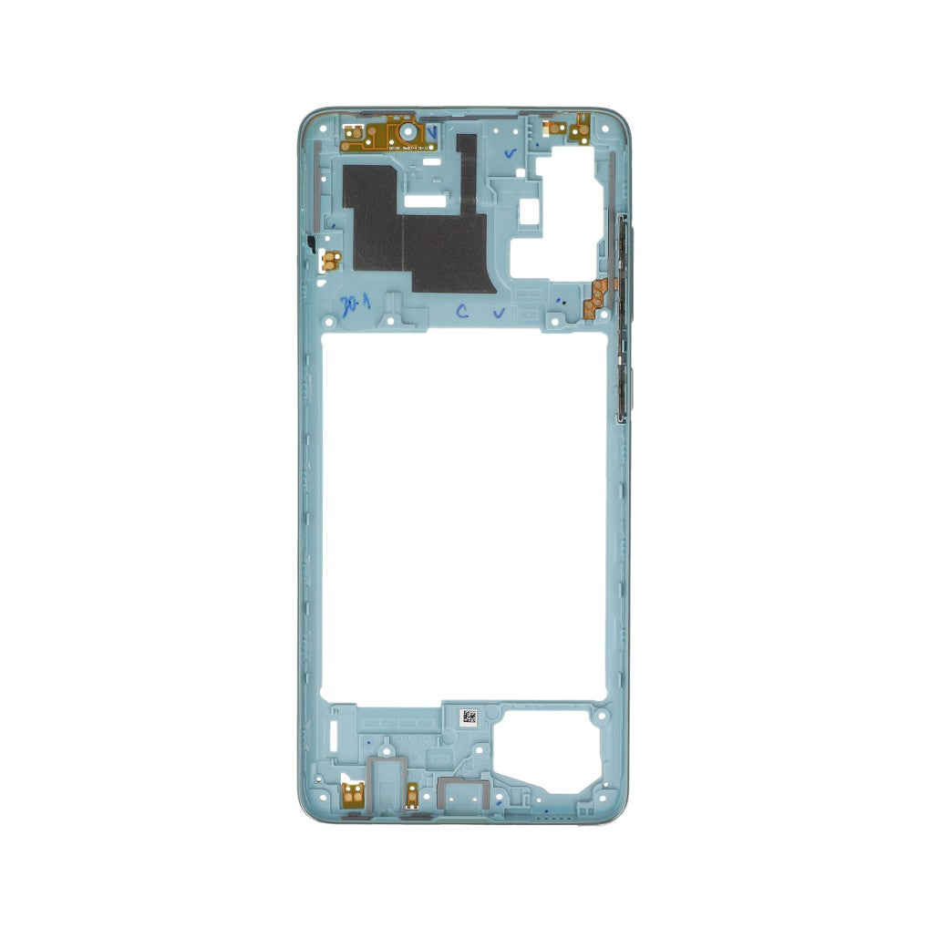 Samsung Galaxy A71 A715F Middle Frame Prism Crush Blue