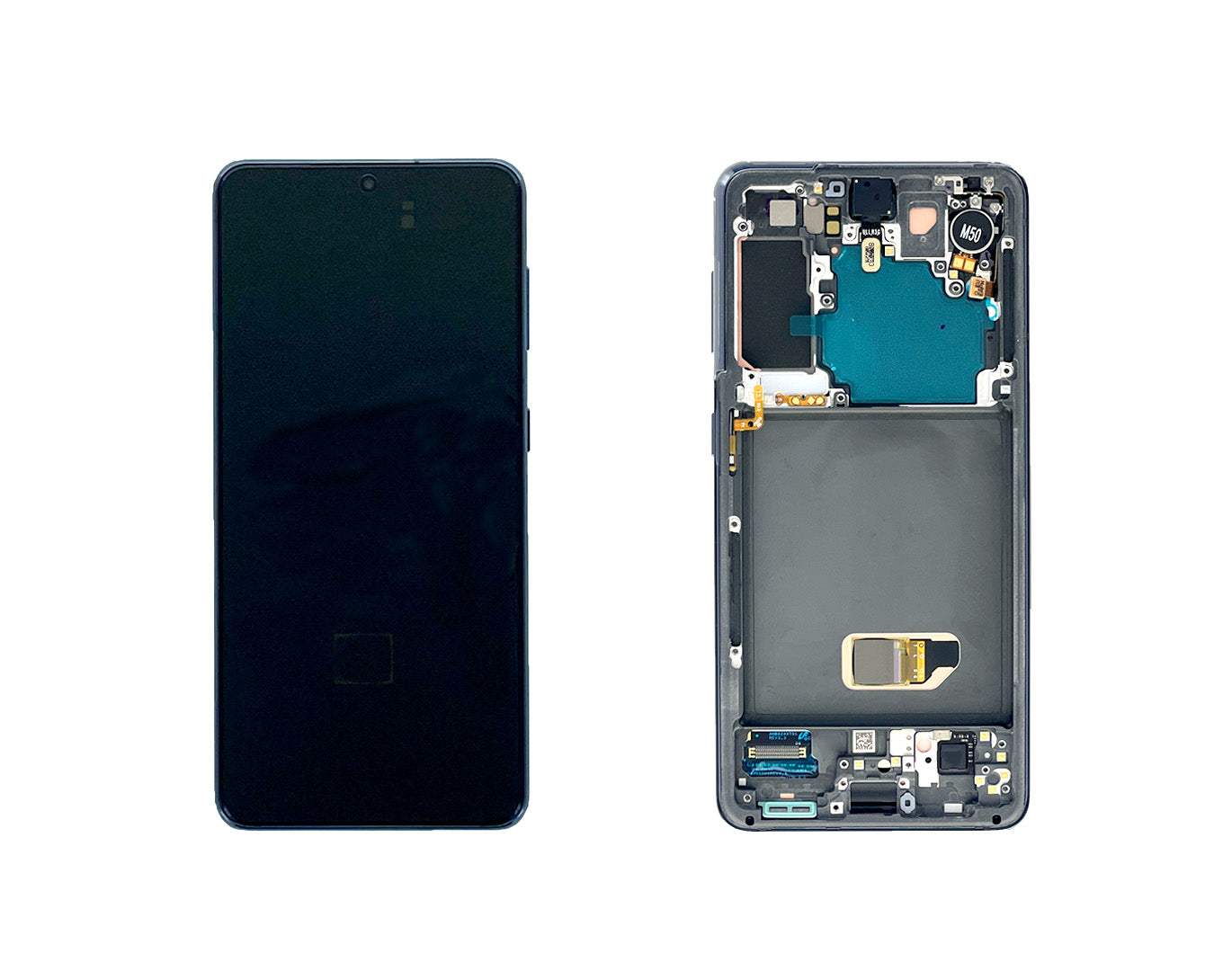 Samsung Galaxy S21 5G G991B Display And Digitizer Complete Phantom Grey Service Pack