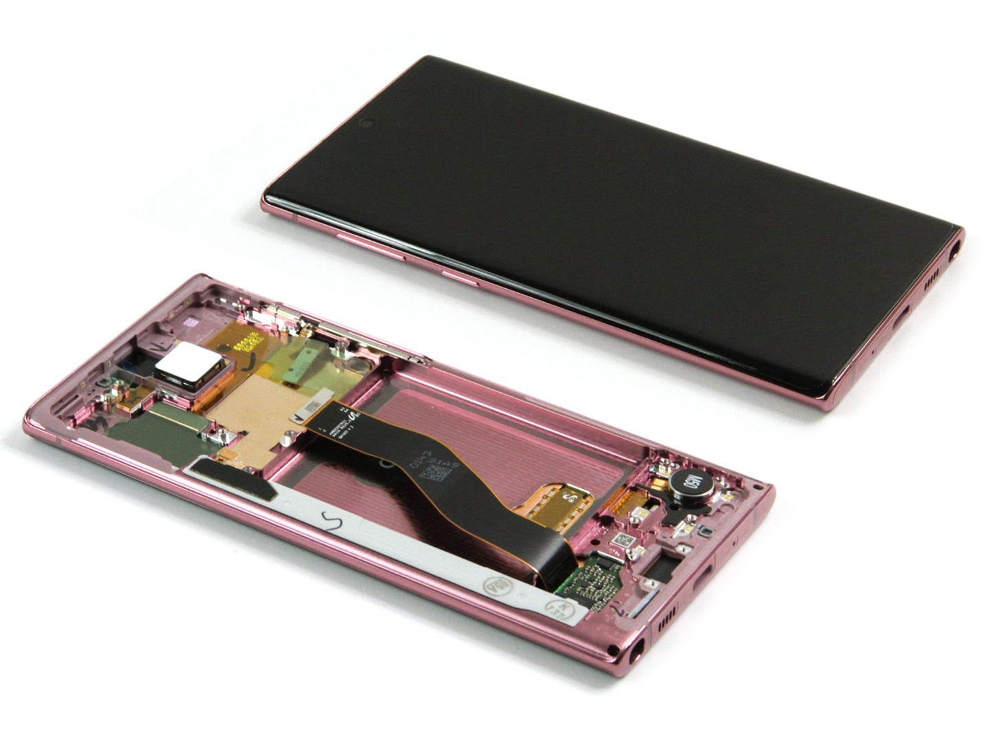 Samsung Galaxy Note 10 N970F Display and Digitizer Complete Aura Pink Service Pack
