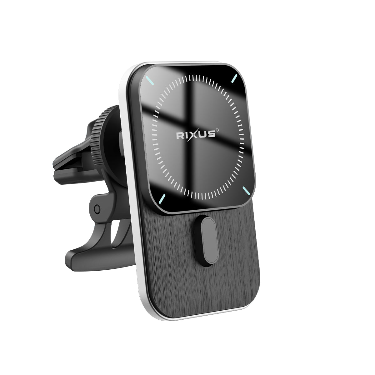 Rixus RXWC14 Wireless Car Charger with MagSafe Compatibility 15W Space Gray