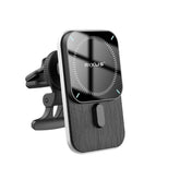 Rixus RXWC14 Wireless Car Charger with MagSafe Compatibility 15W Space Gray