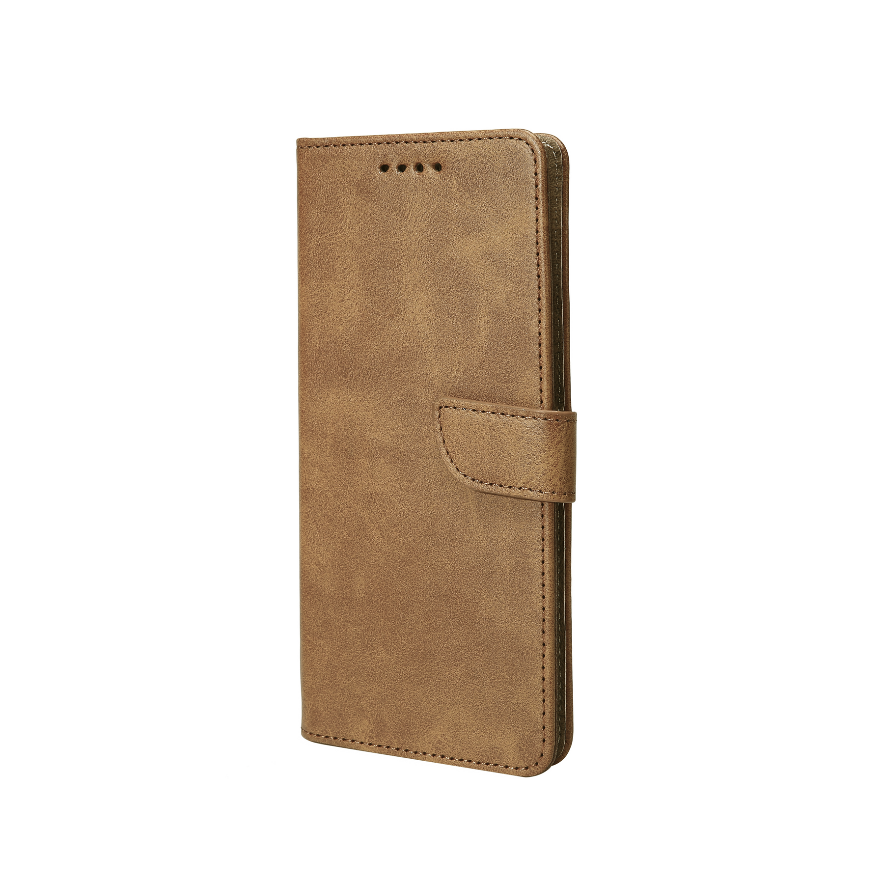 Rixus Bookcase For Samsung Galaxy A51 A515F, A51 5G A516B Light Brown