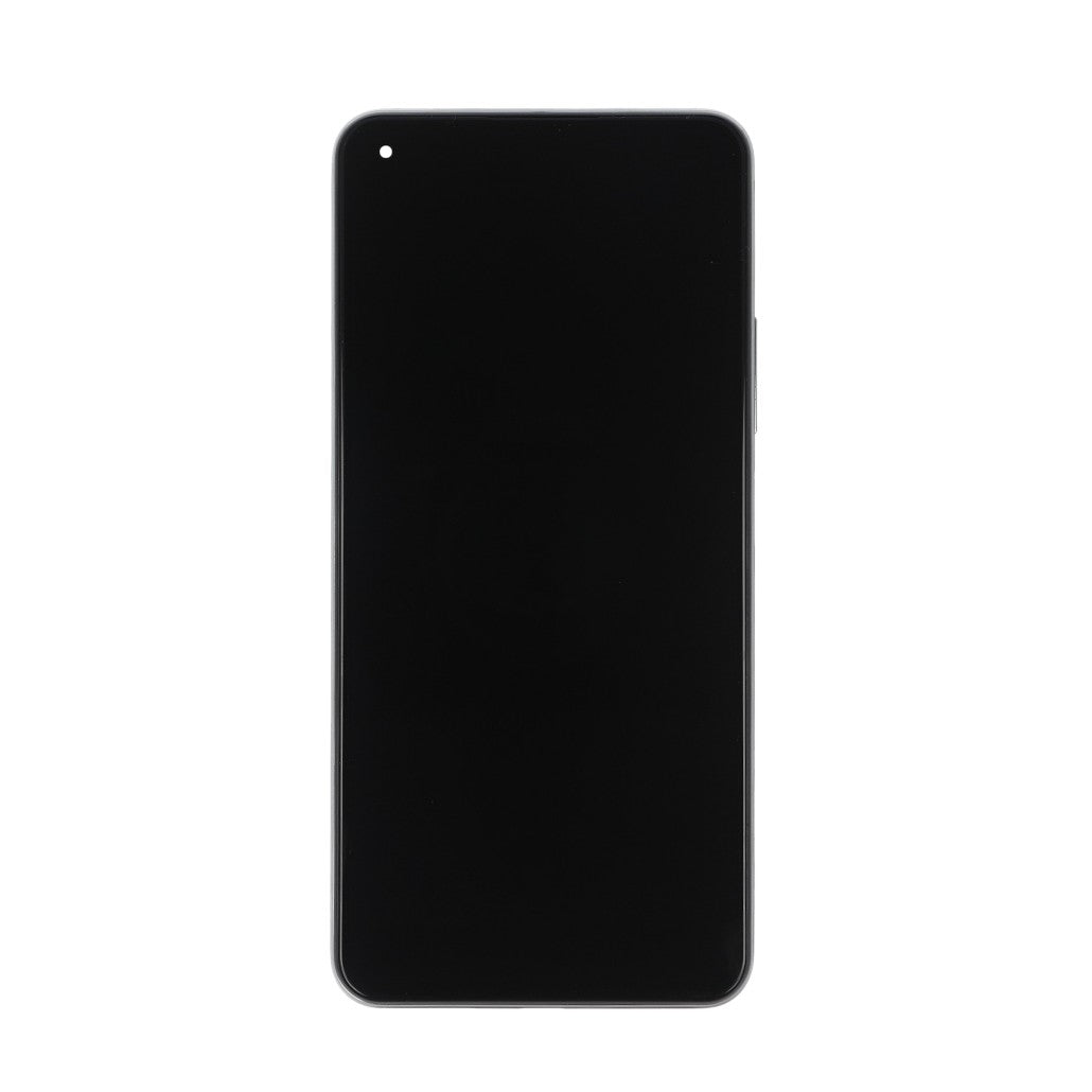 Xiaomi 11 Lite 5G NE Display And Digitizer With Frame Snowflake White Service Pack
