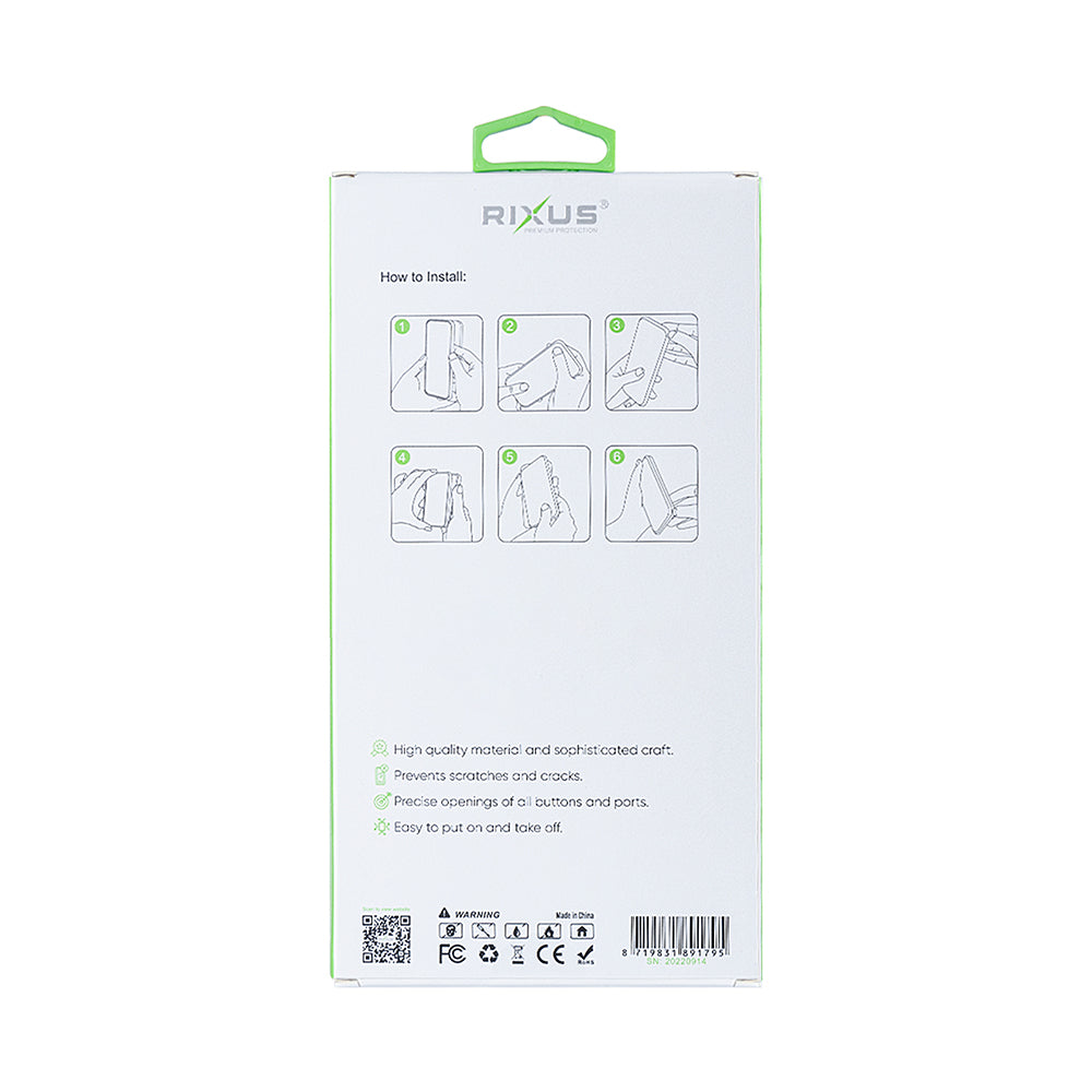 Rixus Anti-Burst Case With MagSafe For Samsung Galaxy A56 A566B Transparent