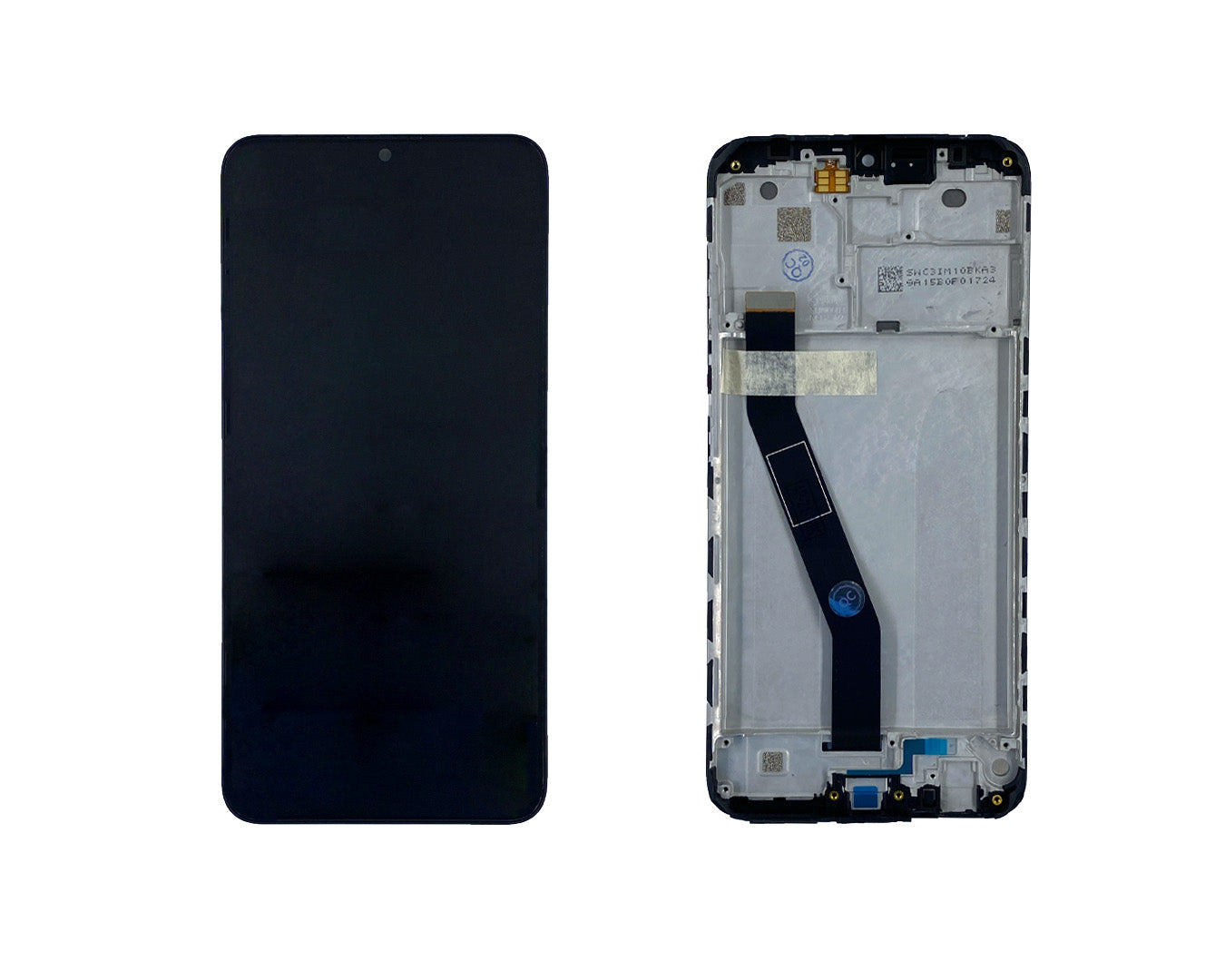 Xiaomi Redmi 8, 8A Display And Digitizer With Frame Black Service Pack