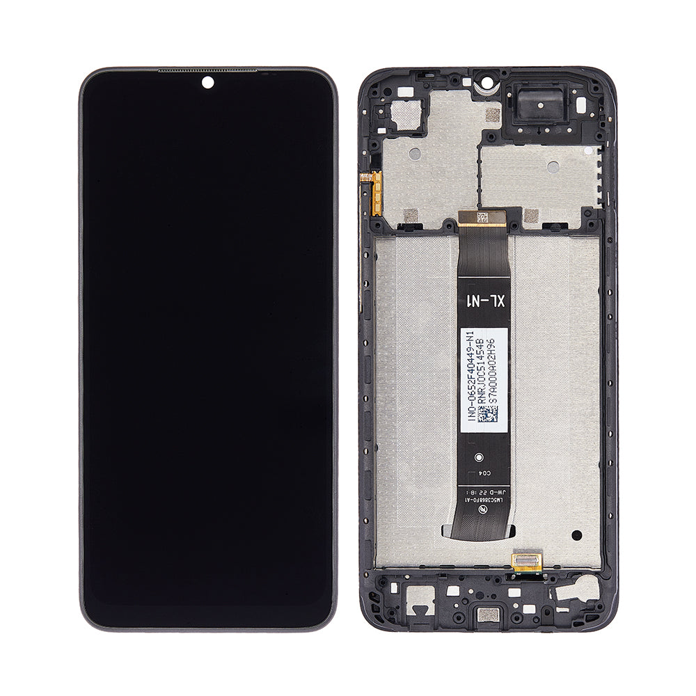 Xiaomi Redmi A1, Redmi A1 Plus Display And Digitizer With Frame Black Compatible