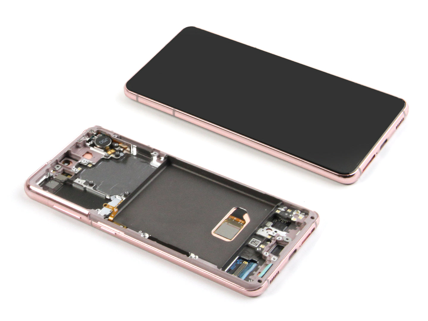 Samsung Galaxy S21 5G G991B Display And Digitizer Complete No Camera Phantom Pink Service Pack