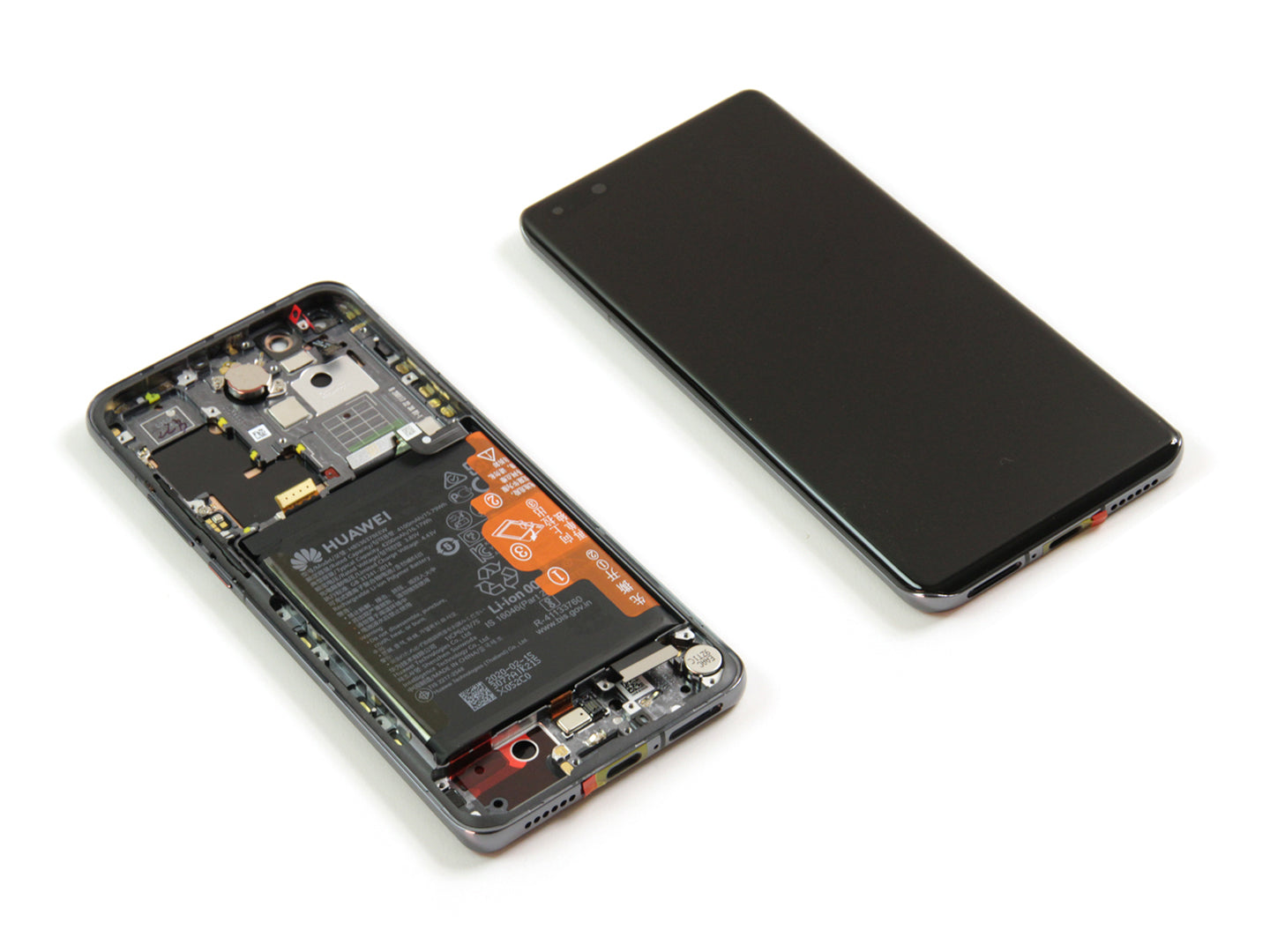 Huawei P40 Pro Display And Digitizer With Frame Black Service Pack