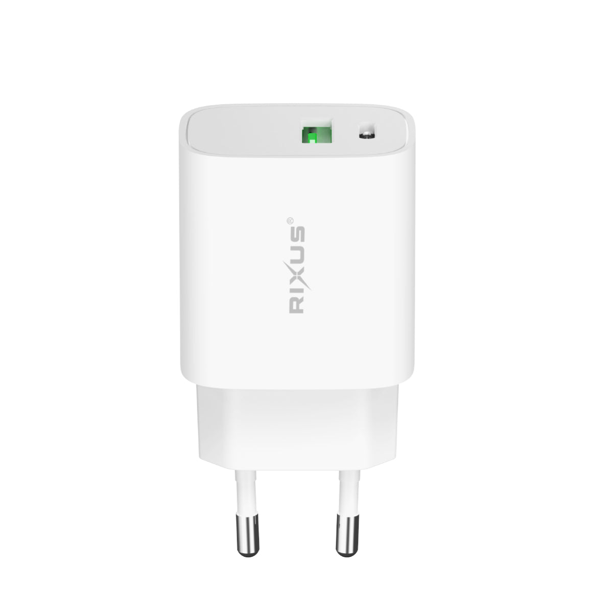 Rixus RX90L Adapter With USB-C To Lightning Cable 100CM 20W White