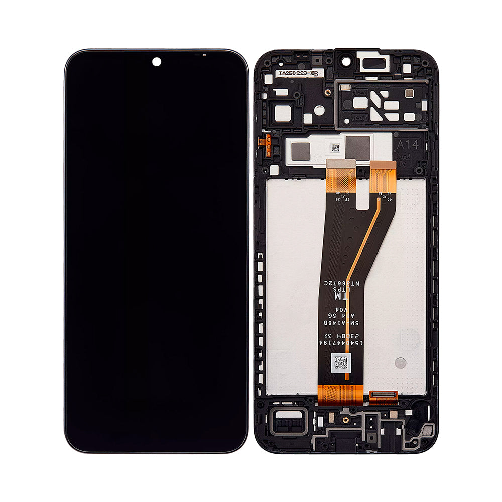 Samsung Galaxy A14 5G A146B Display And Digitizer With Frame Black Refurbished