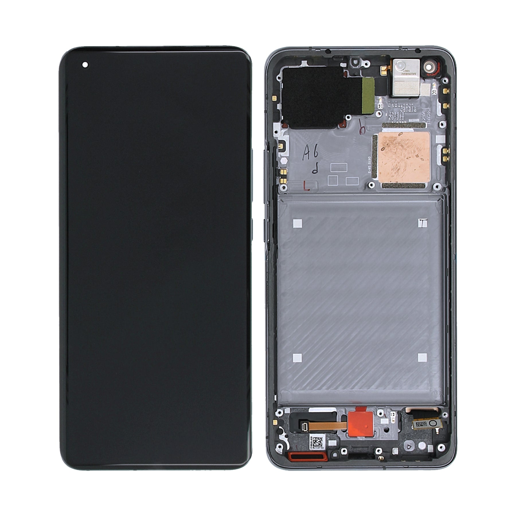 Xiaomi Mi 11 Ultra Display And Digitizer With Frame Black Refurbished