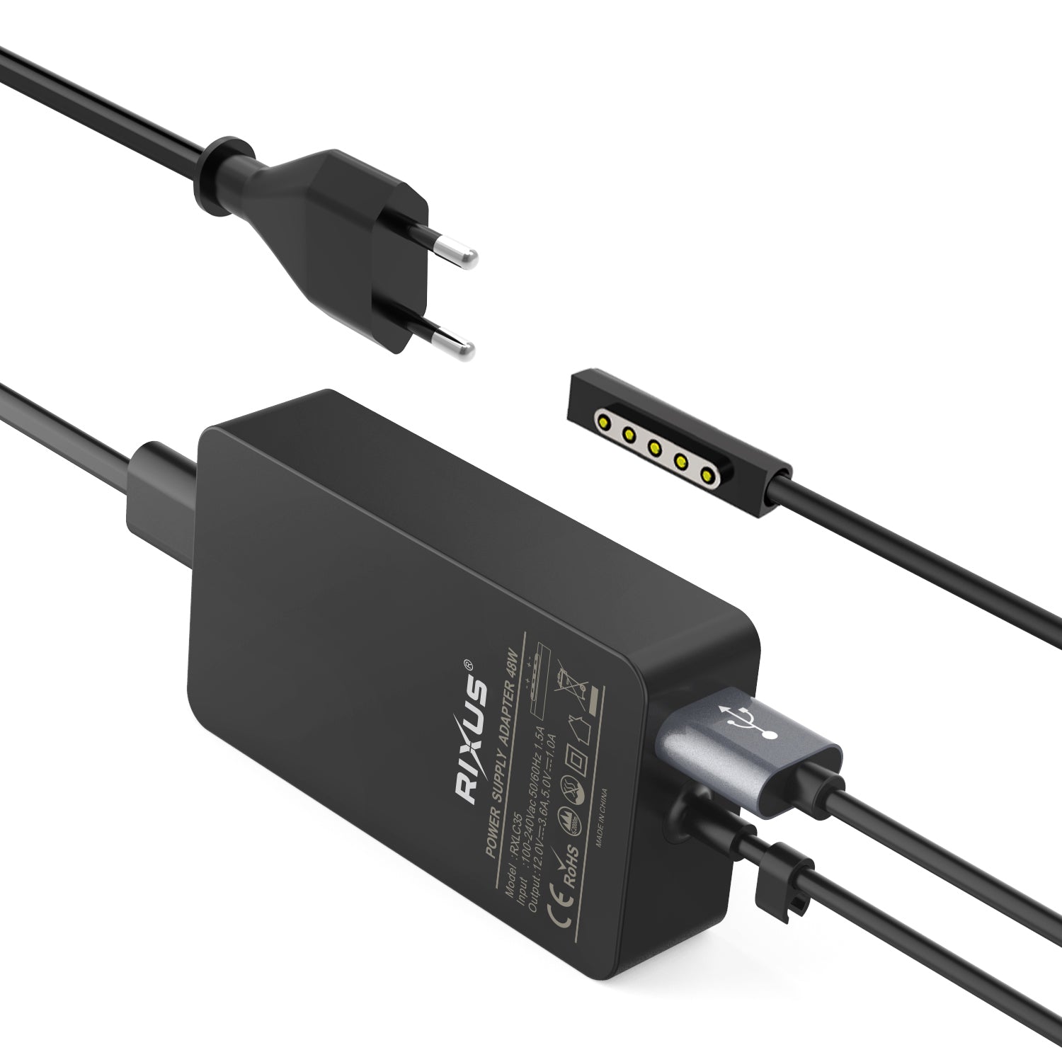 Rixus RXLC35 Microsoft Surface Charger 48W