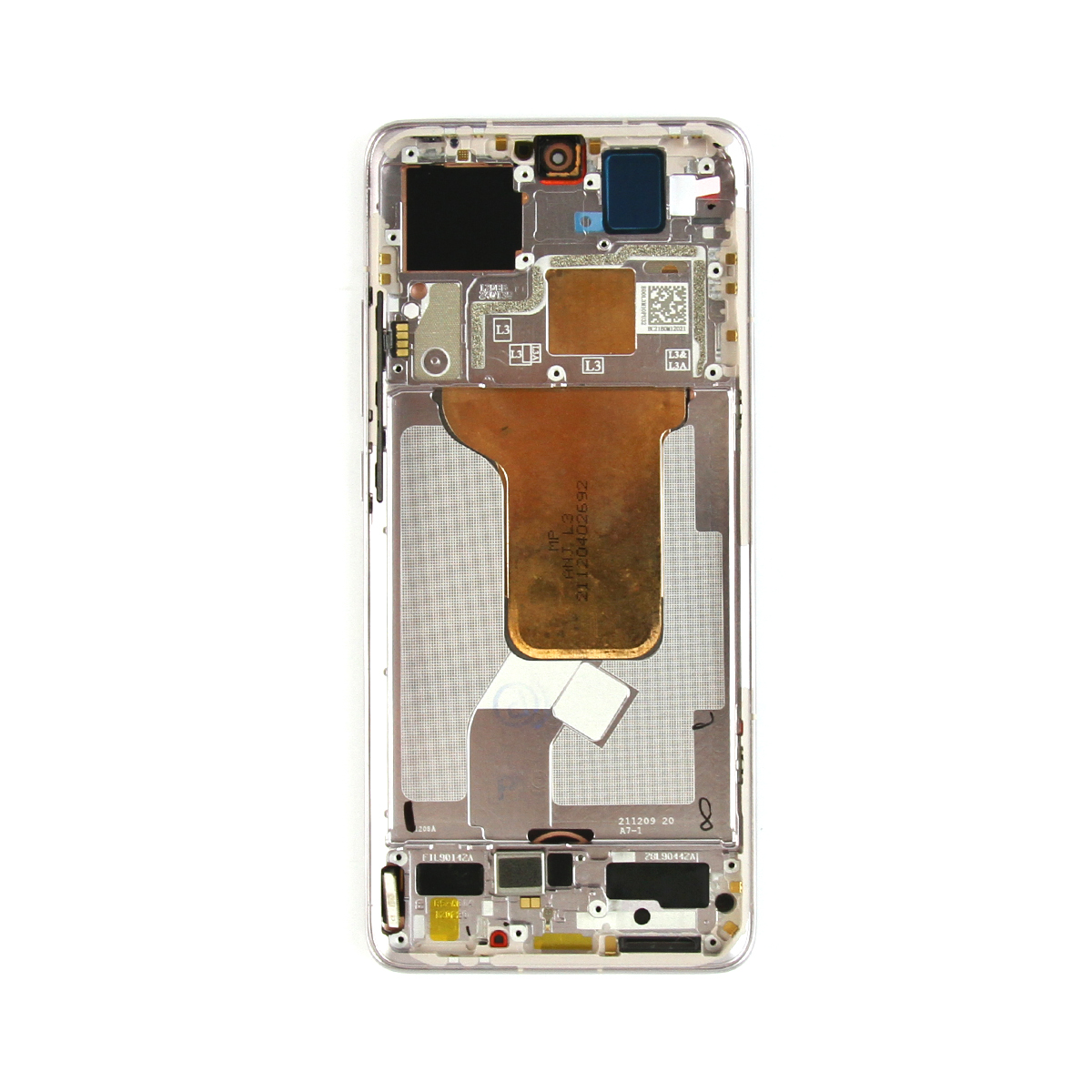 Xiaomi 12, 12X, 12S Display And Digitizer With Frame Purple Service Pack