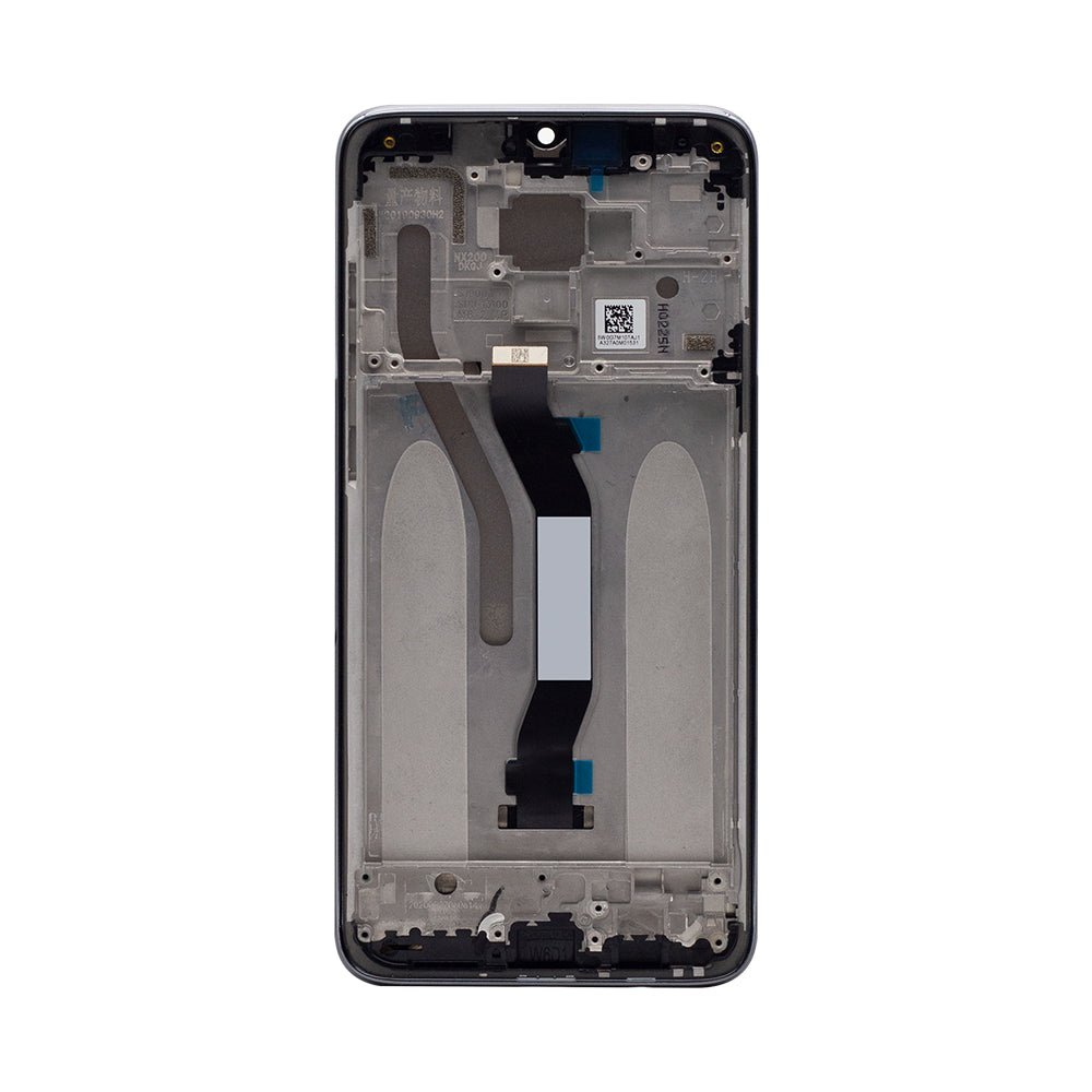 Xiaomi Redmi Note 8 Pro Display And Digitizer With Frame Black Service Pack