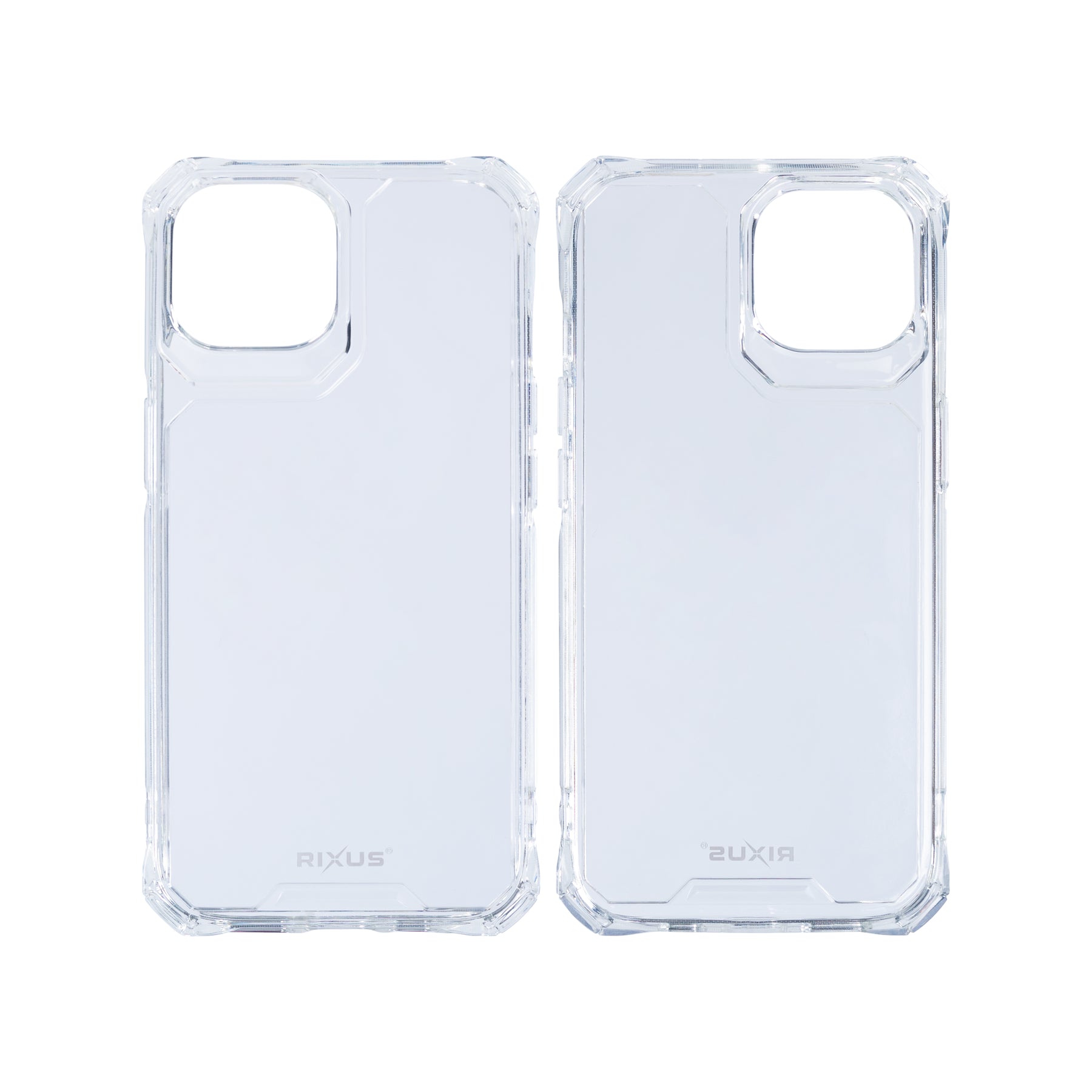 Rixus For iPhone 12, 12 Pro Armor-X Anti Shock Case Transparent