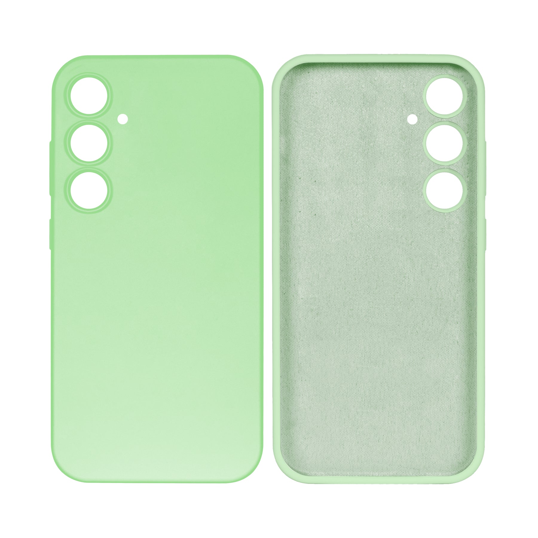 Rixus For Samsung Galaxy S24 Plus 5G S926B Soft TPU Phone Case Matcha