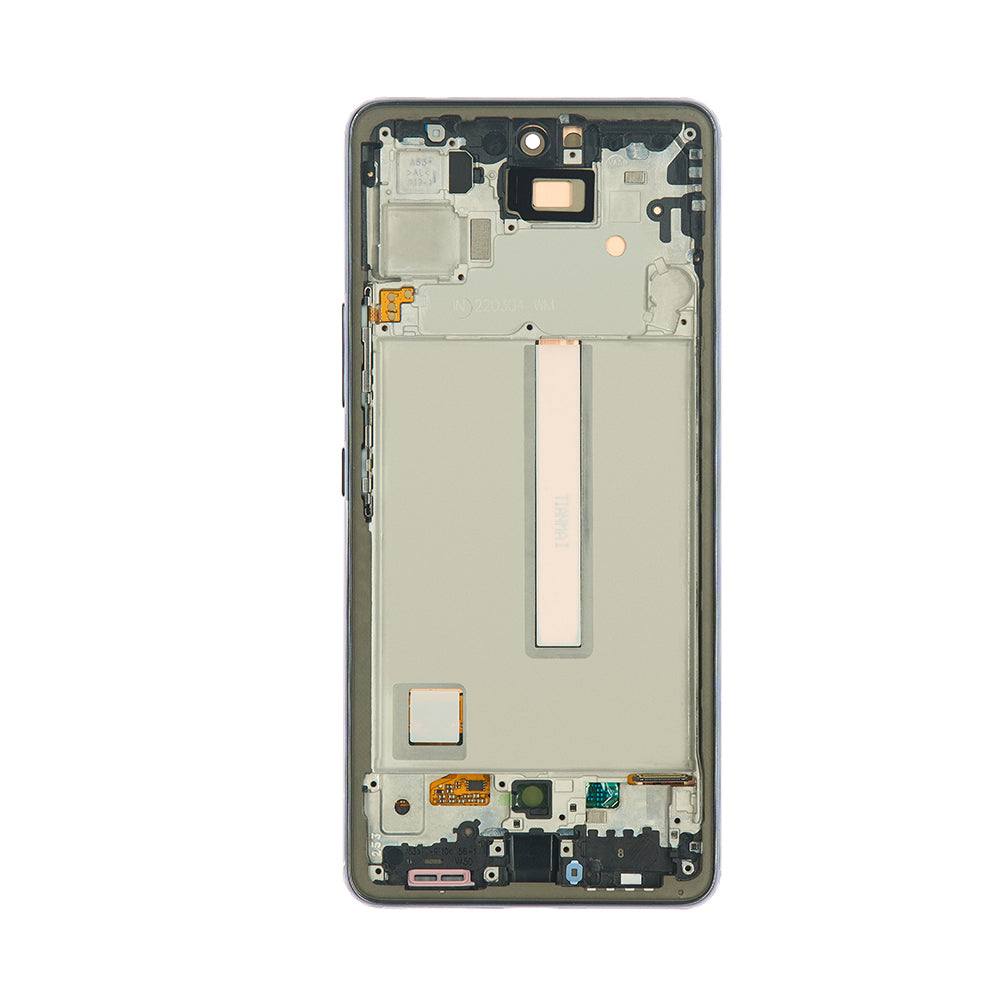 Samsung Galaxy A53 5G A536B Display And Digitizer With Frame Black Service Pack