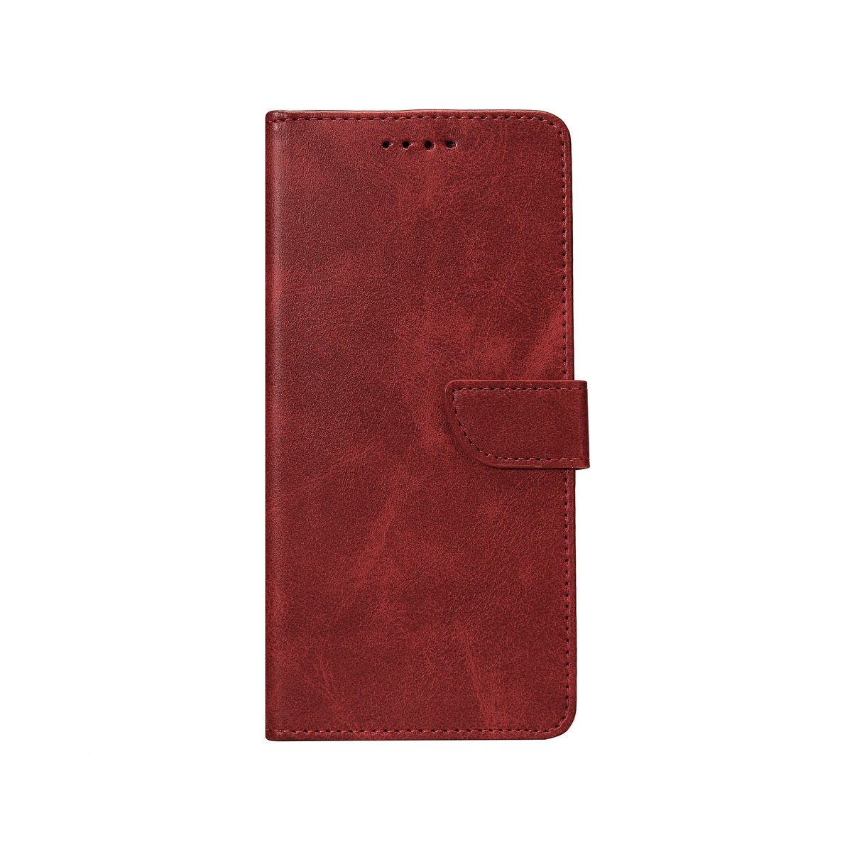 Rixus Bookcase For Samsung Galaxy S7 Edge G935F Dark Red