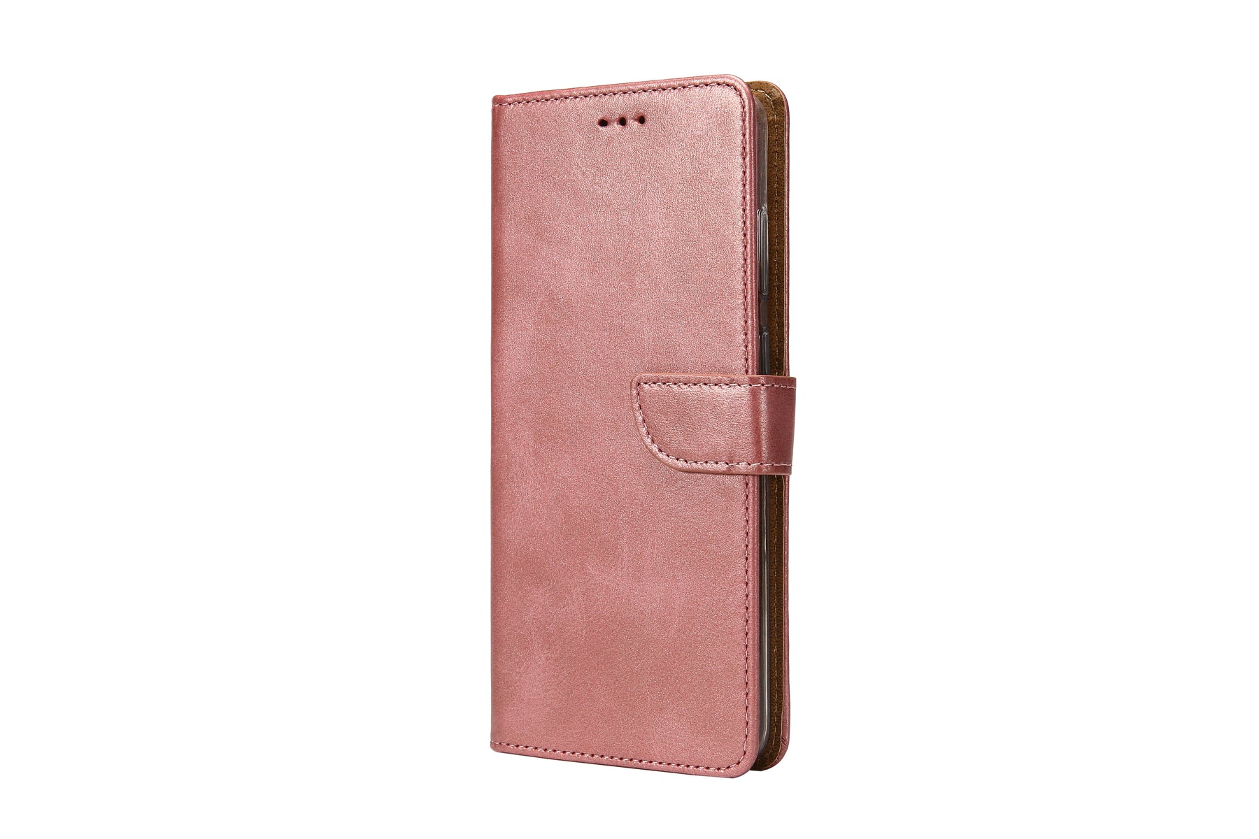 Rixus Bookcase For iPhone 15 Pro Max Pink