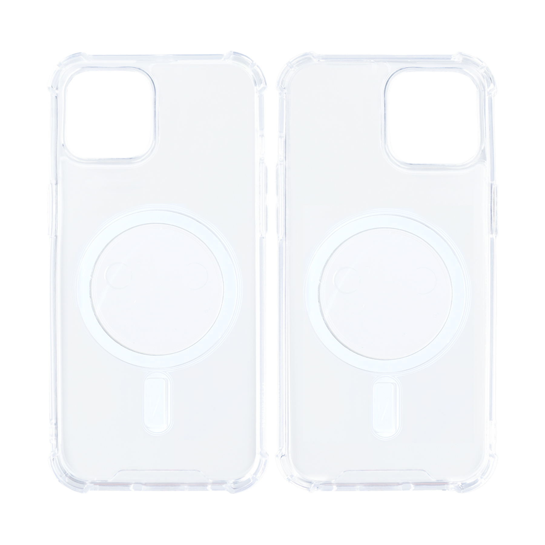 Rixus For iPhone 13 Pro Anti-Burst Case With Magsafe Transparent