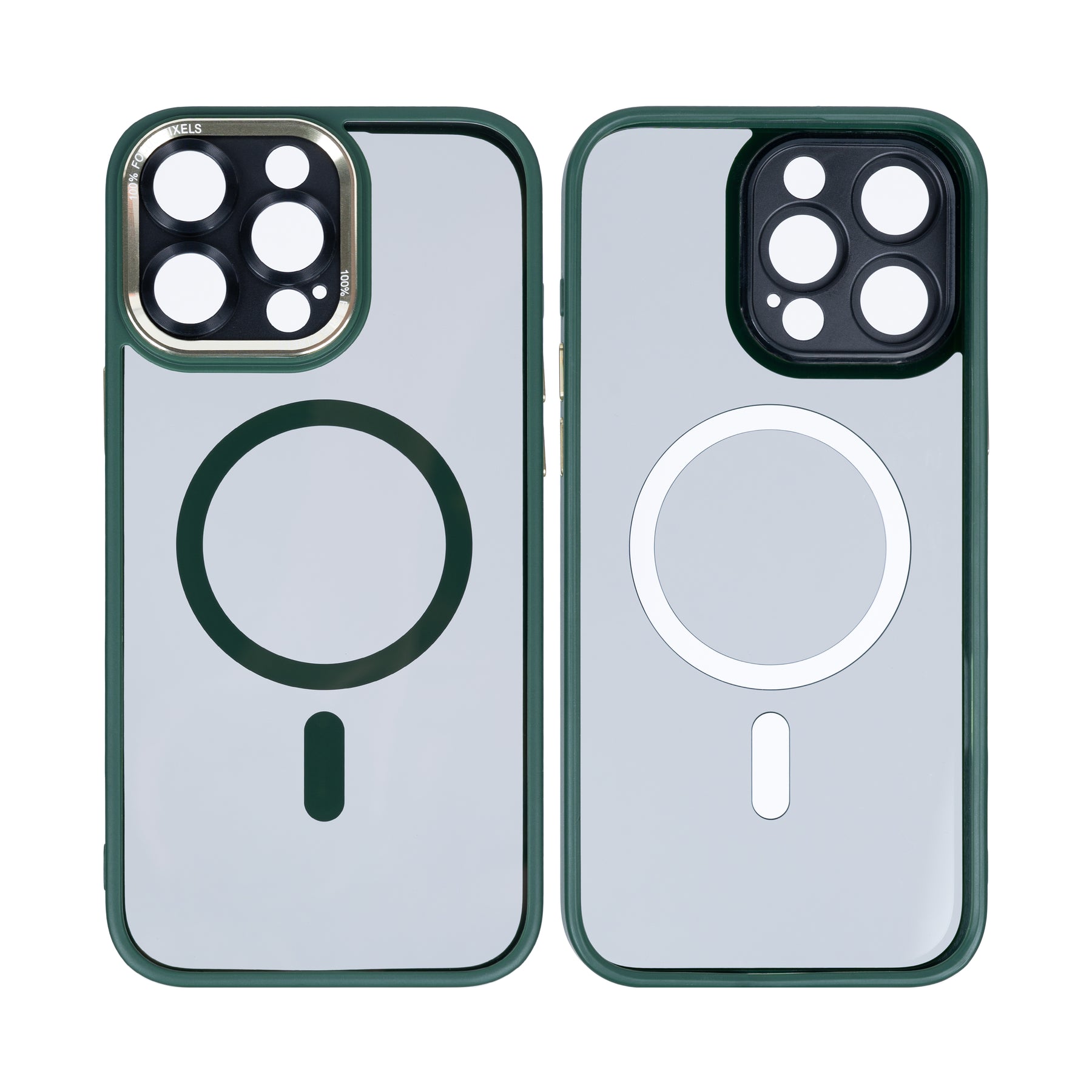 Rixus Classic 04 Case With MagSafe For iPhone 16 Pro Max Dark Green