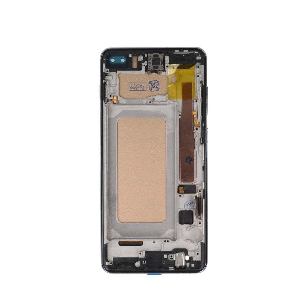 Samsung Galaxy S10 Plus G975F Display and Digitizer with Frame Prism Black Compatible